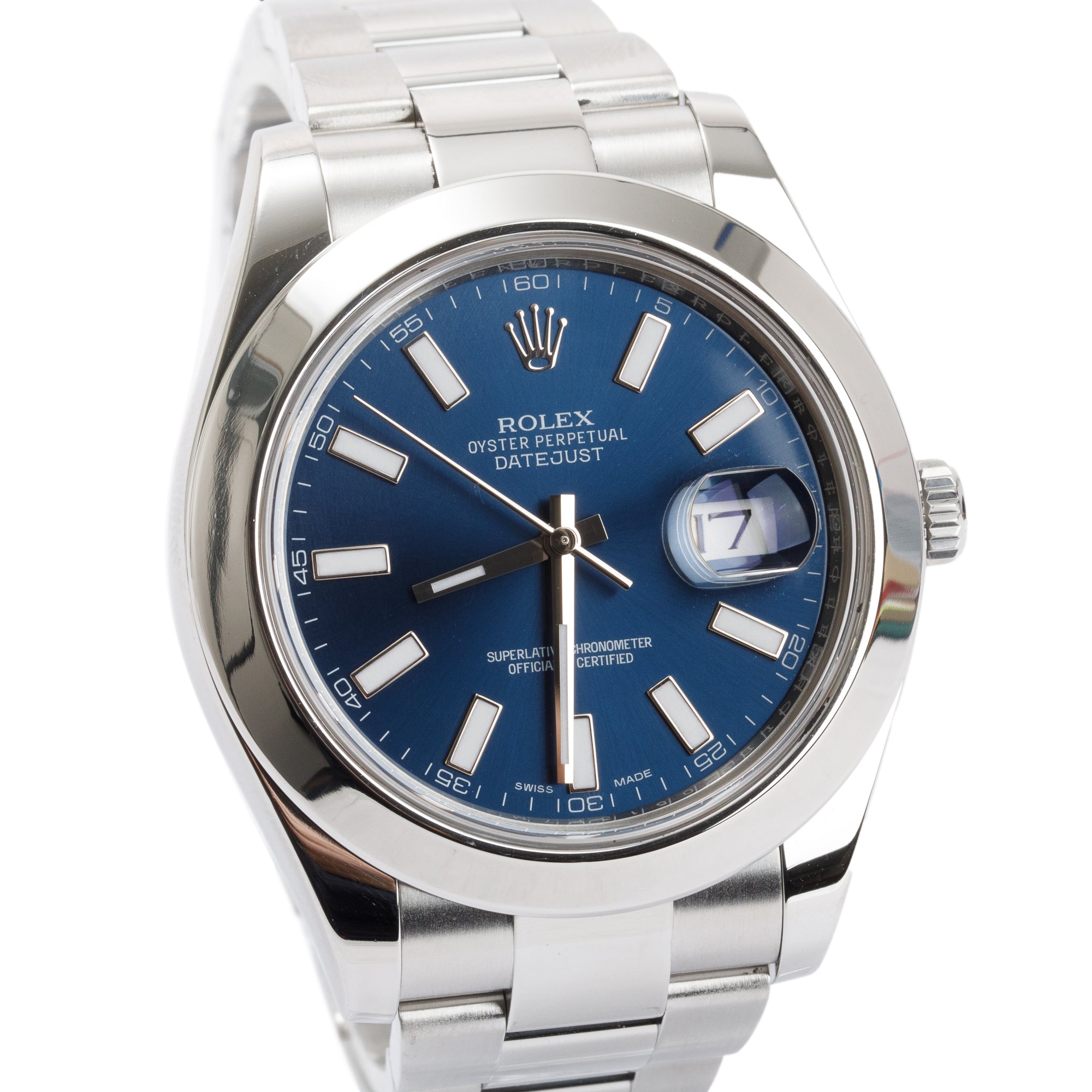 Rolex Stainless Steel Datejust II 41 MM Watch w/ Box & Papers