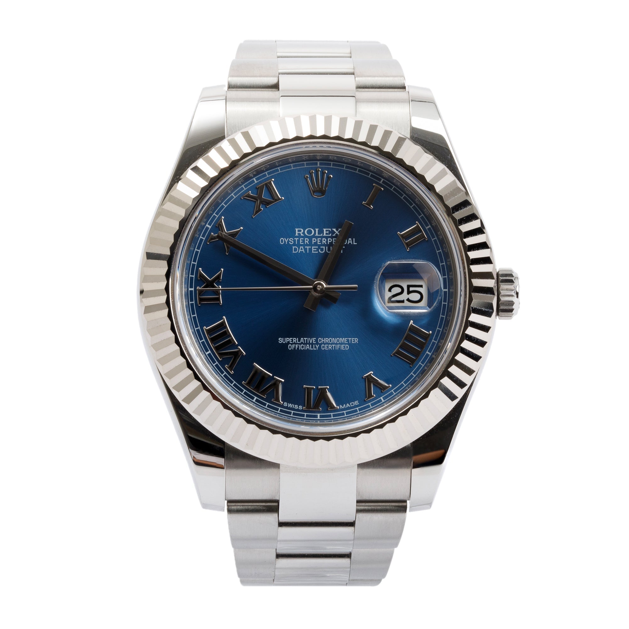 Rolex Stainless Steel Datejust II 41 MM Watch w/ Box & Papers