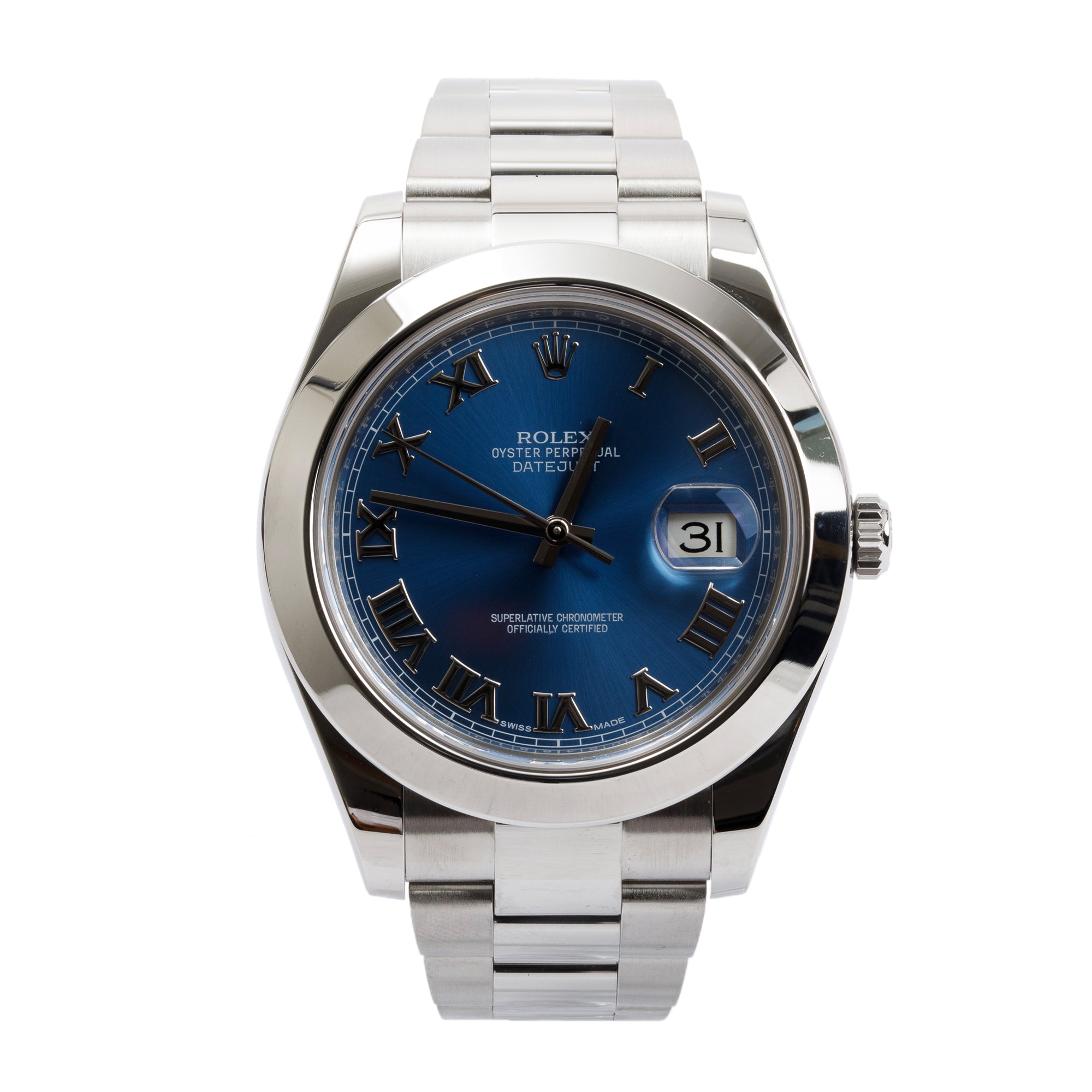 Rolex Stainless Steel Datejust II 41 MM Watch w/ Papers