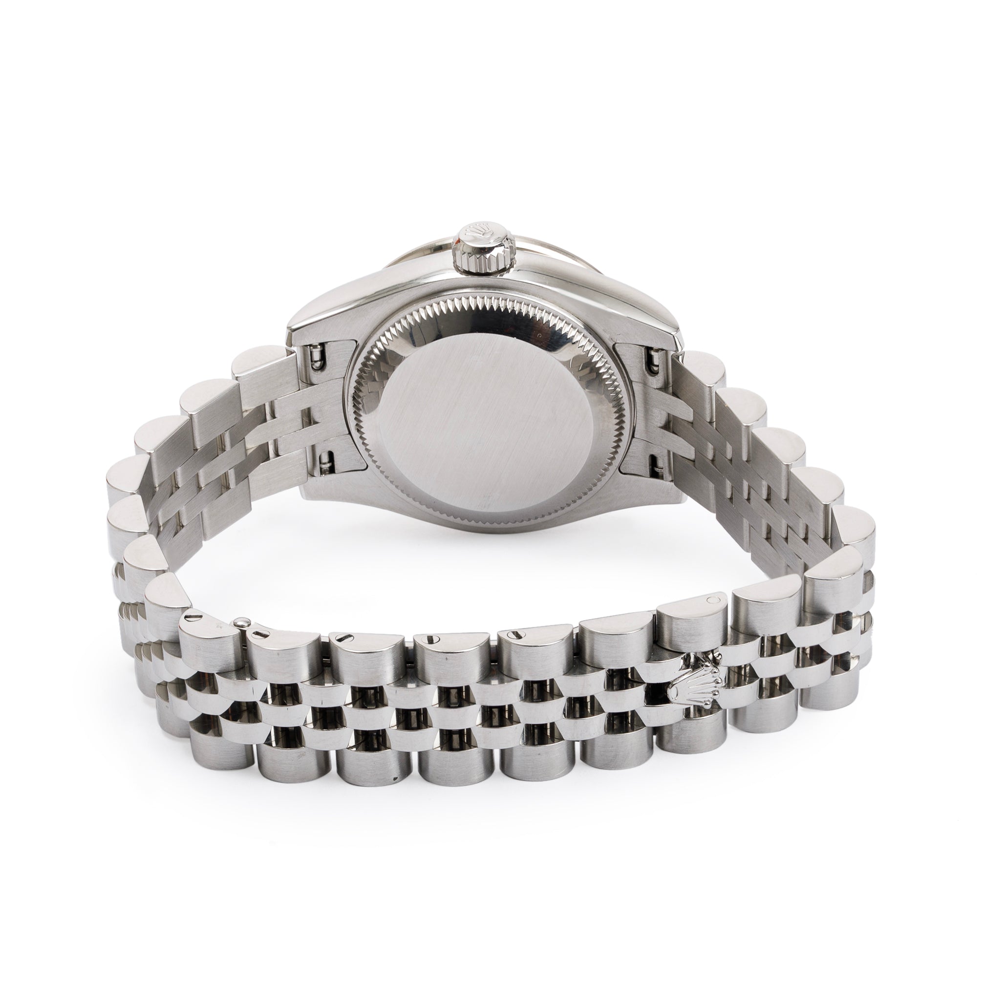 Rolex Stainless Steel Diamond Bezel & Dial Datejust 26 MM Watch w/ Box & Papers