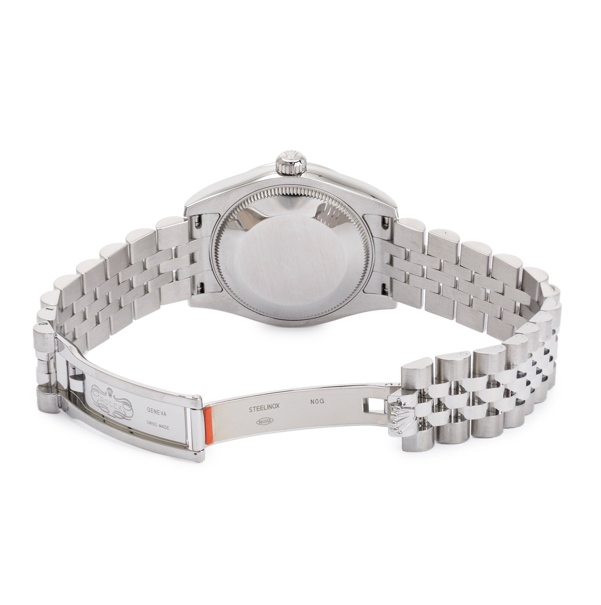 Rolex Stainless Steel Diamond Dial Datejust 31MM Watch w/ Box & Papers