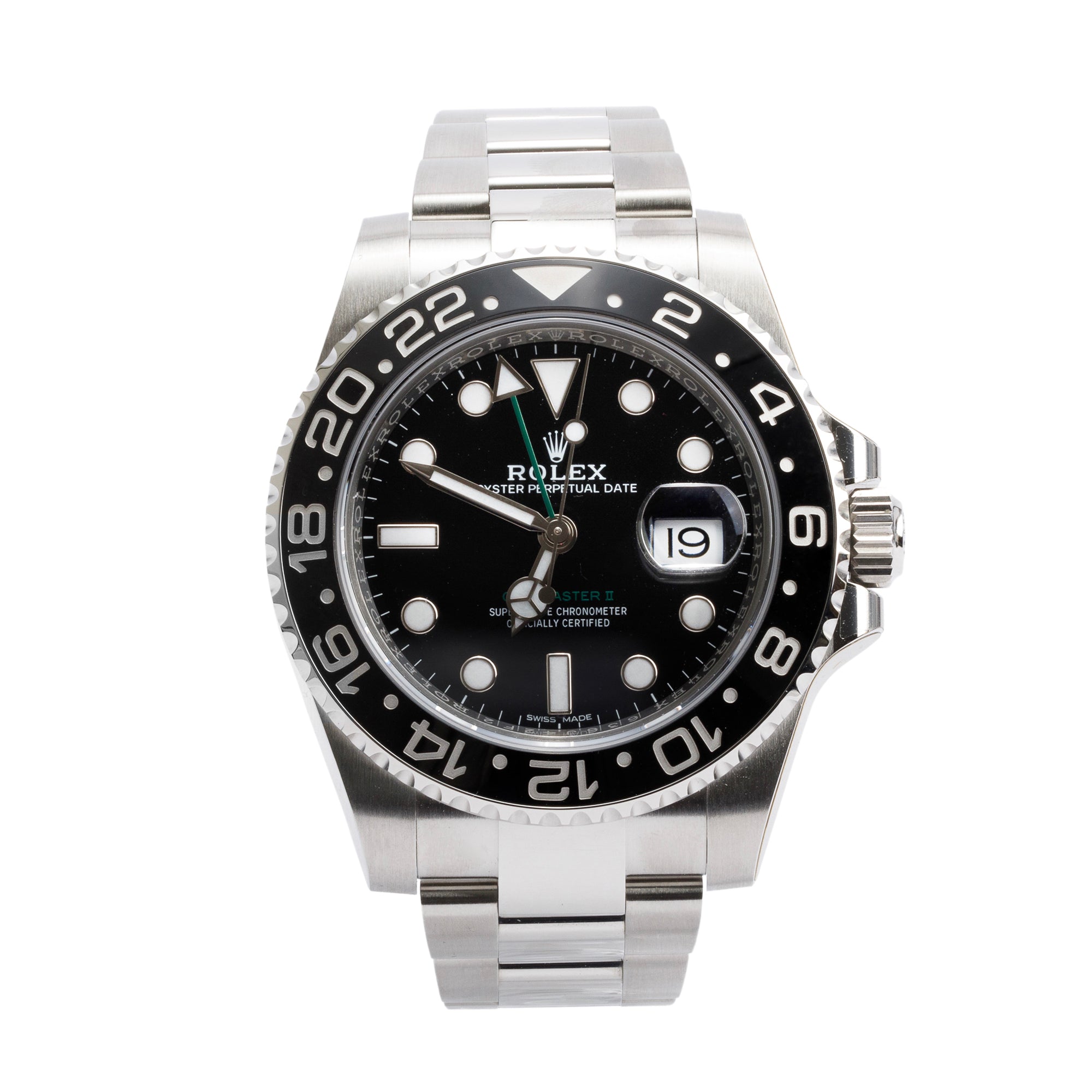 Rolex Stainless Steel GMT-Master II 40 MM Watch 116710LN w/ Box & Papers