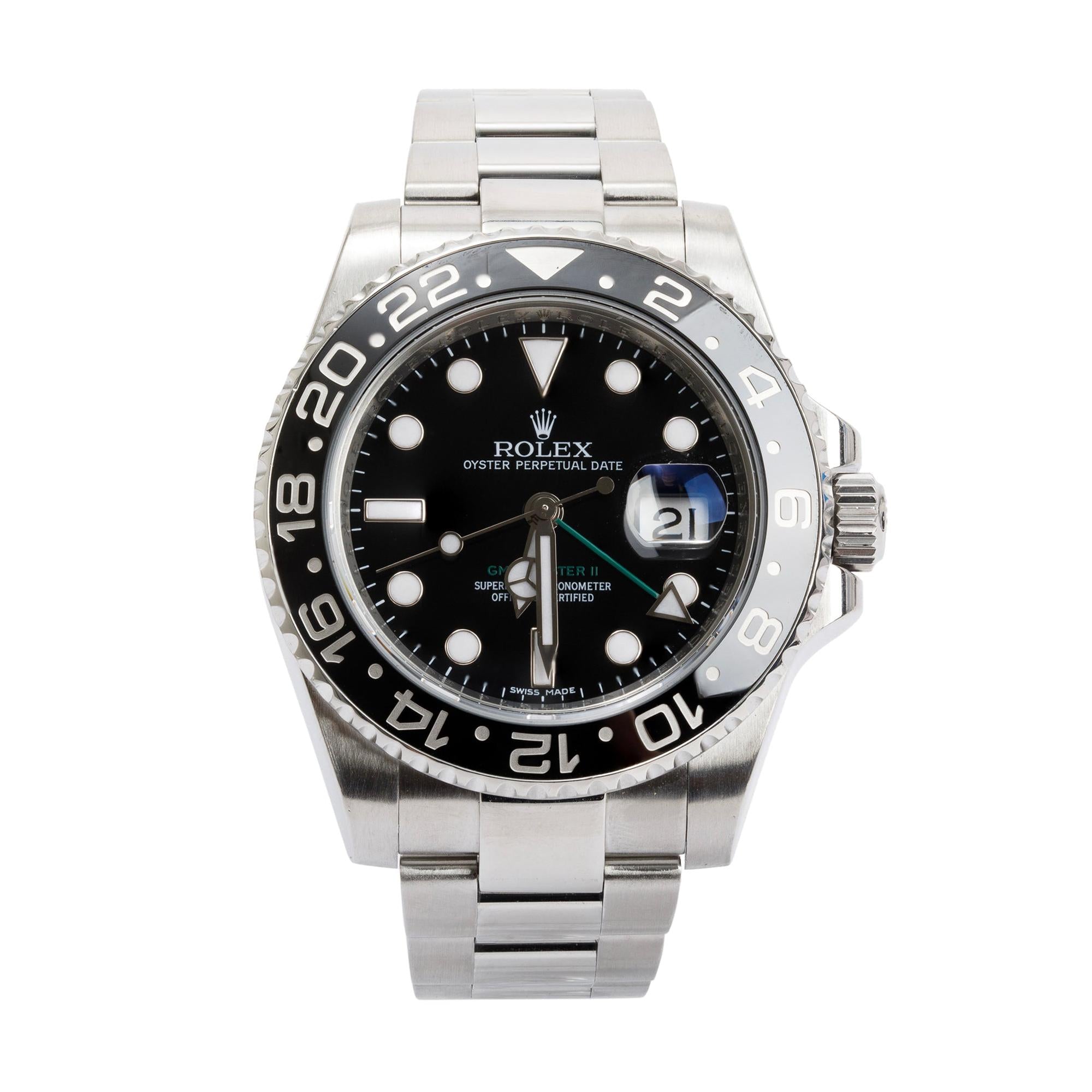 Rolex Stainless Steel GMT-Master II 40 MM Watch