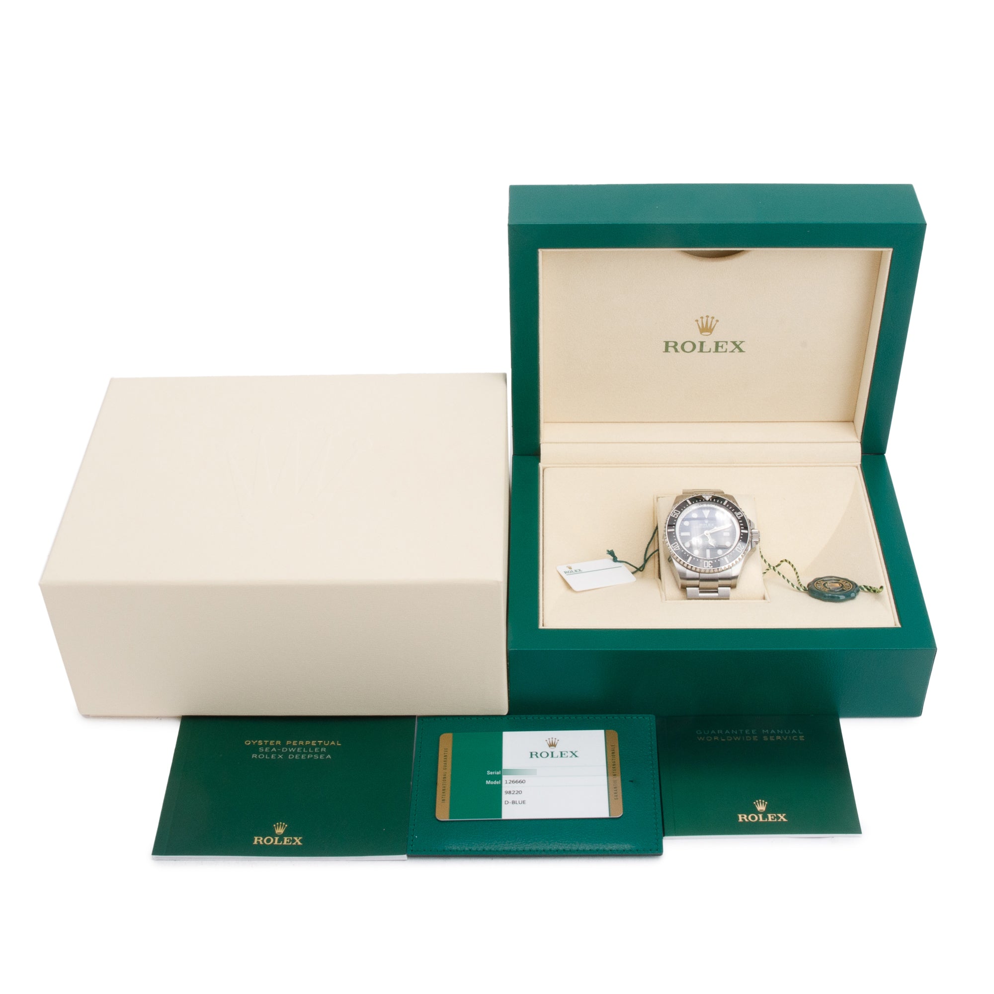 Rolex Stainless Steel James Cameron Sea-Dweller Deepsea 44 MM Automatic Watch w/ Box & Papers