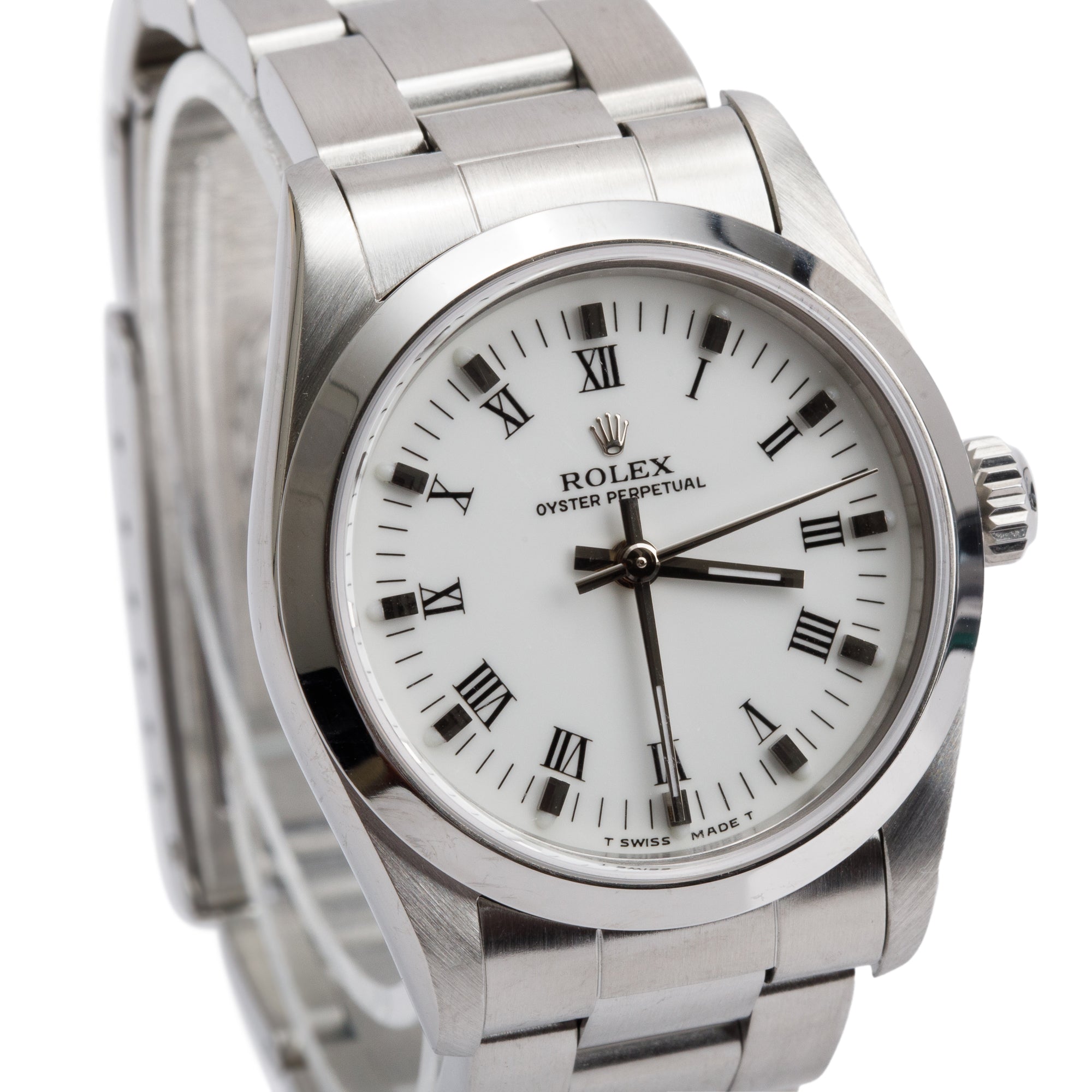 Rolex Stainless Steel Oyster Perpetual 31 MM Automatic Watch 67480 w/ Box