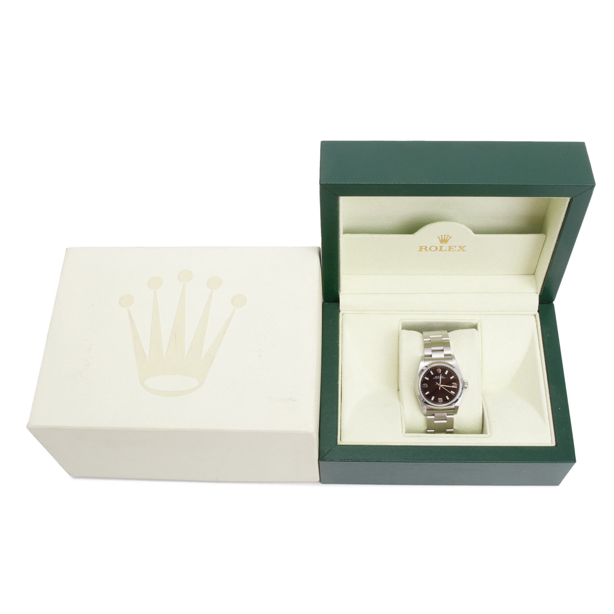 Rolex Stainless Steel Oyster Perpetual 31 MM Automatic Watch 77080 w/ Box