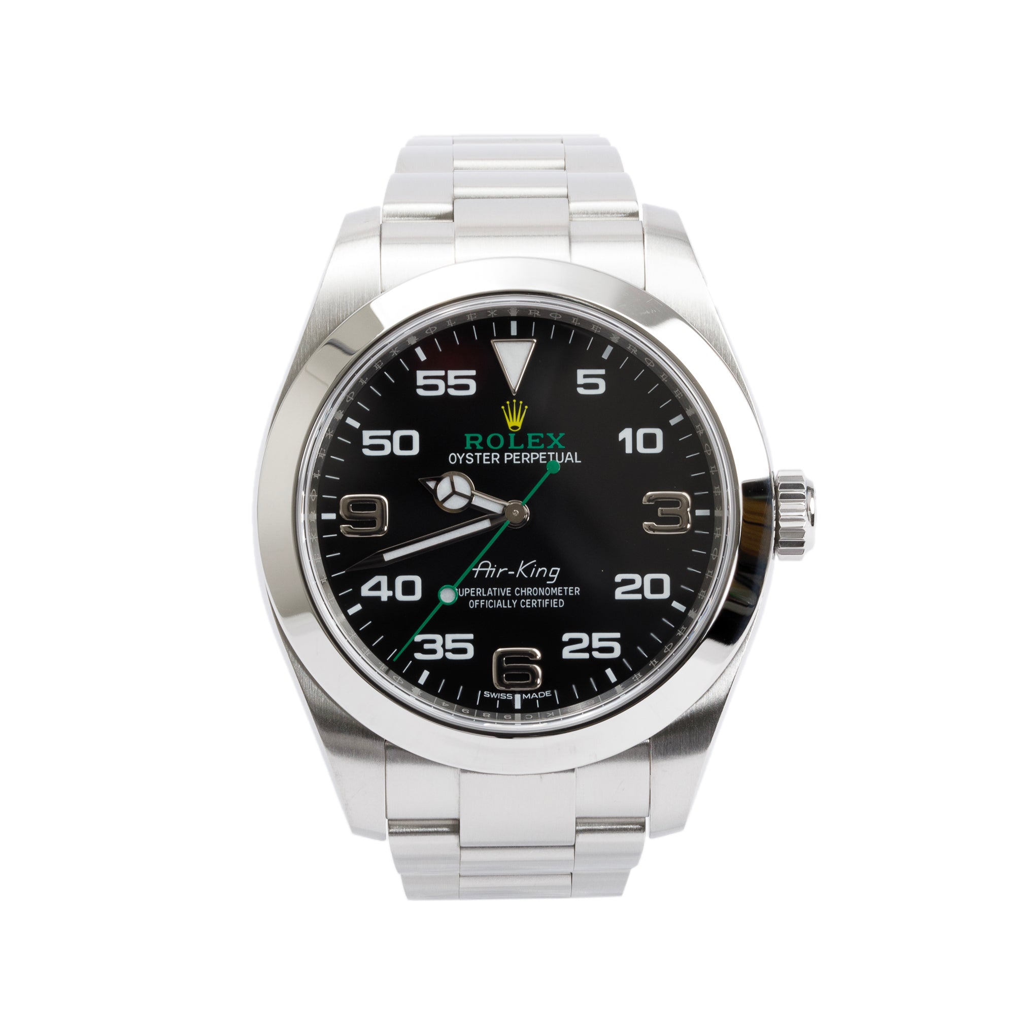 Rolex Stainless Steel Oyster Perpetual Air King 40 MM Watch 116900 W/ Box