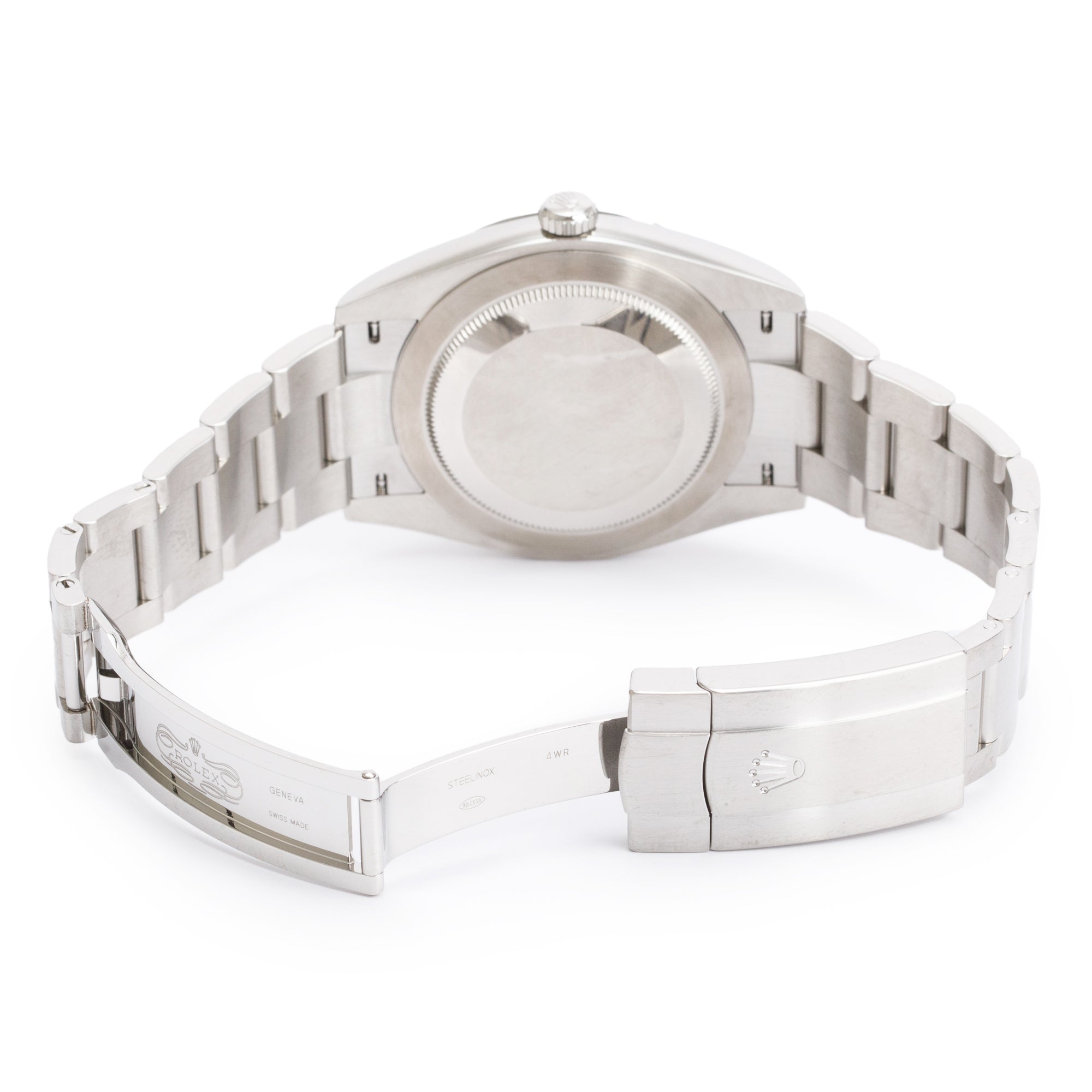 Rolex Stainless Steel Oyster Perpetual Blue Dial Datejust 41 MM Watch 124300 w/ Box & Papers