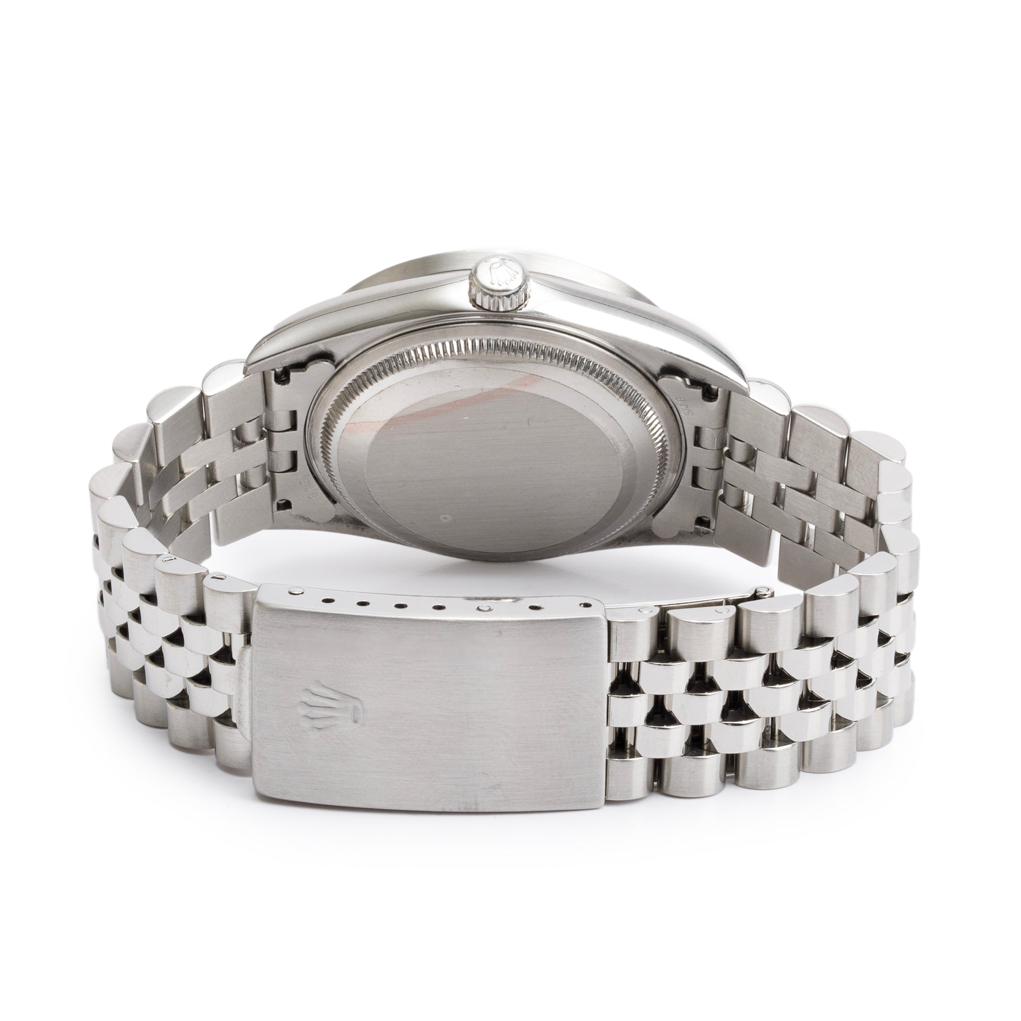 Rolex Stainless Steel Oyster Perpetual Date 34 MM Watch Blue Dial 15210