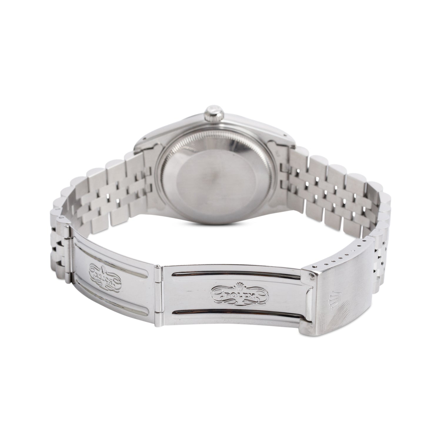 Rolex Stainless Steel Oyster Perpetual Date 34 MM Watch Silver Dial 15000 w/ Box