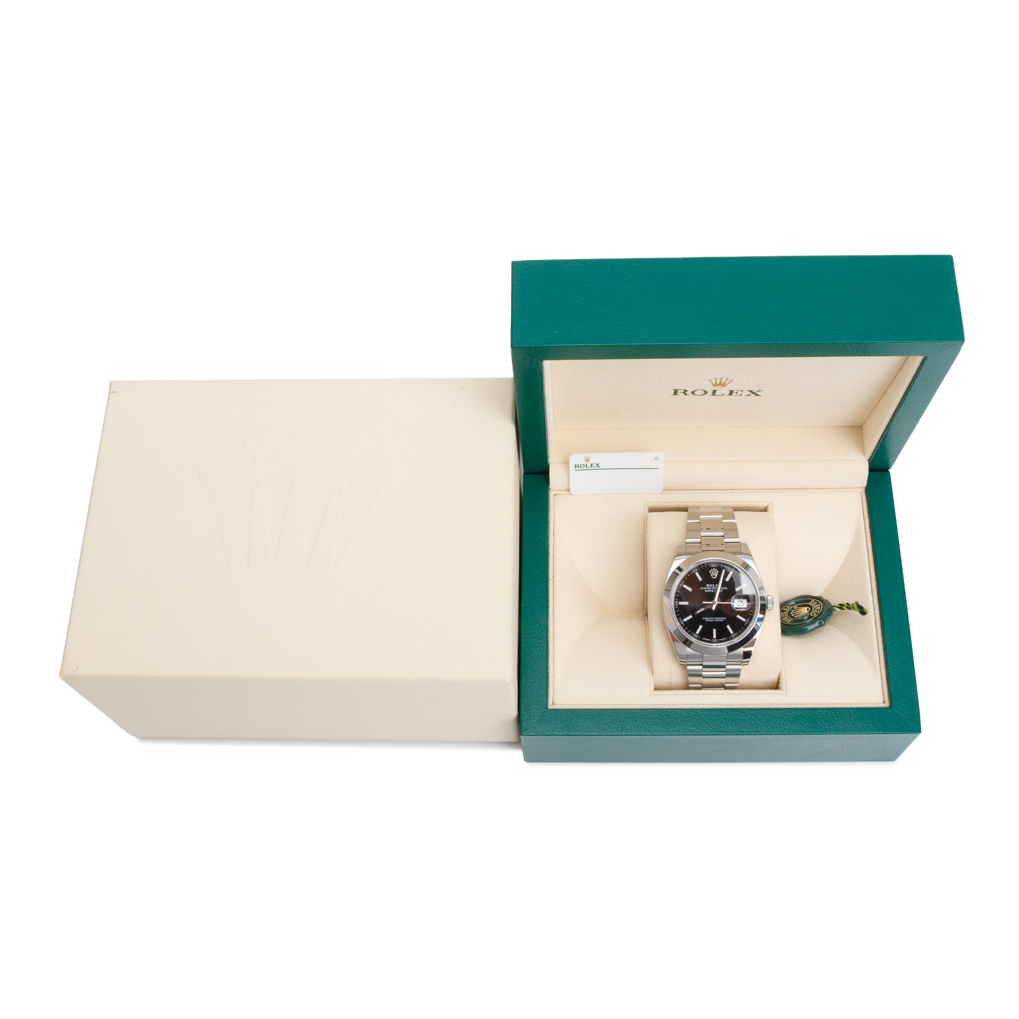 Rolex Stainless Steel Oyster Perpetual Datejust 41 MM Watch 126300 w/ Box & Papers