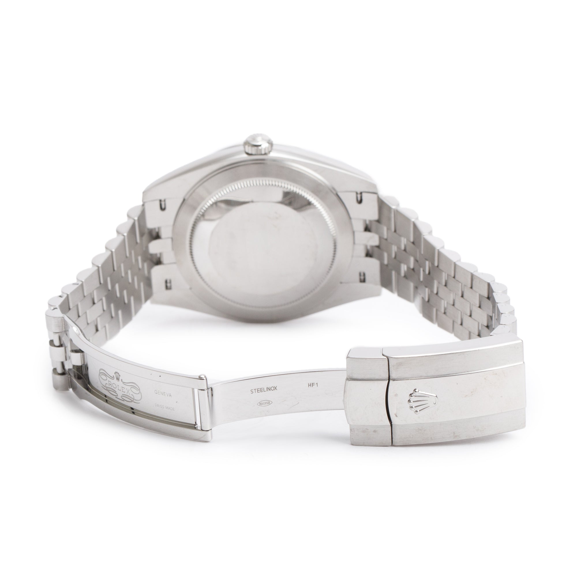 Rolex Stainless Steel Oyster Perpetual Datejust 41 MM Watch Blue Dial 126334 w/ Box & Papers