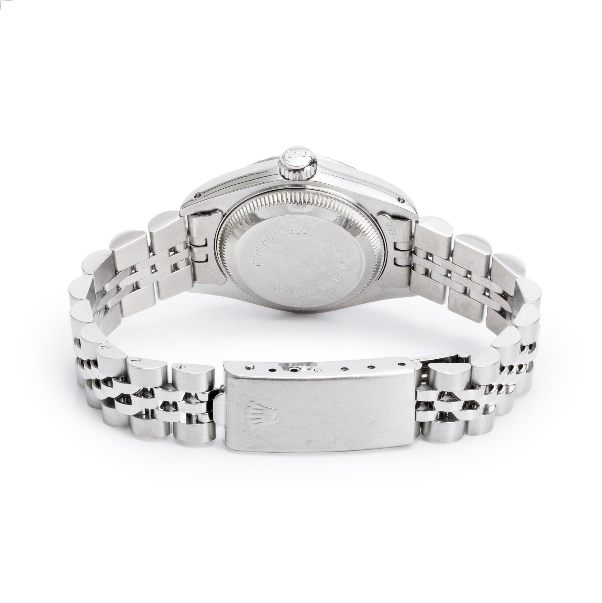 Rolex Stainless Steel Oyster Perpetual Lady-Date 26 MM Watch Silver Dial 69240 w/ Box & Papers