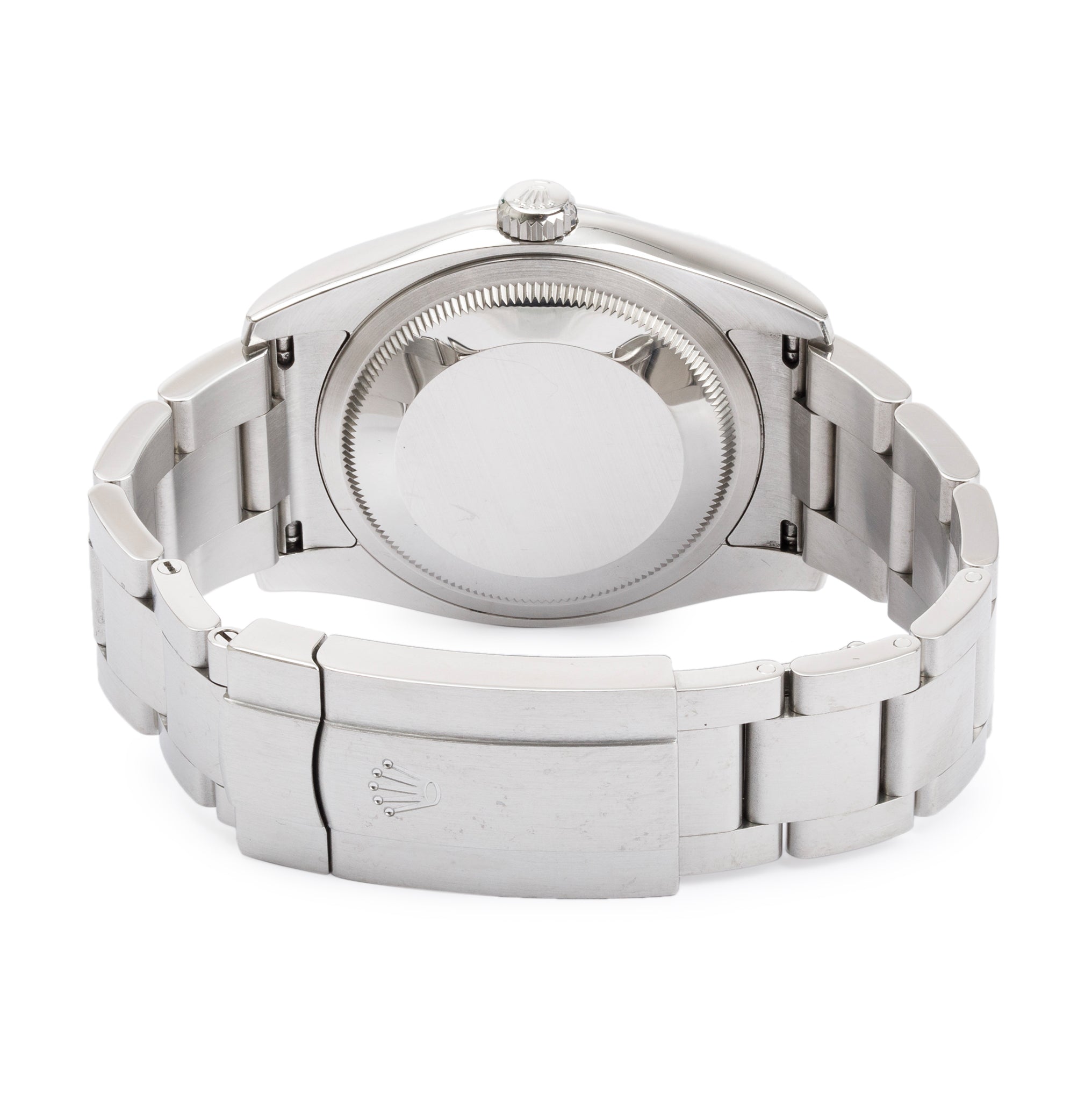 Rolex Stainless Steel Oyster Perpetual Silver Dial 36 MM Watch w/ Box & Papers