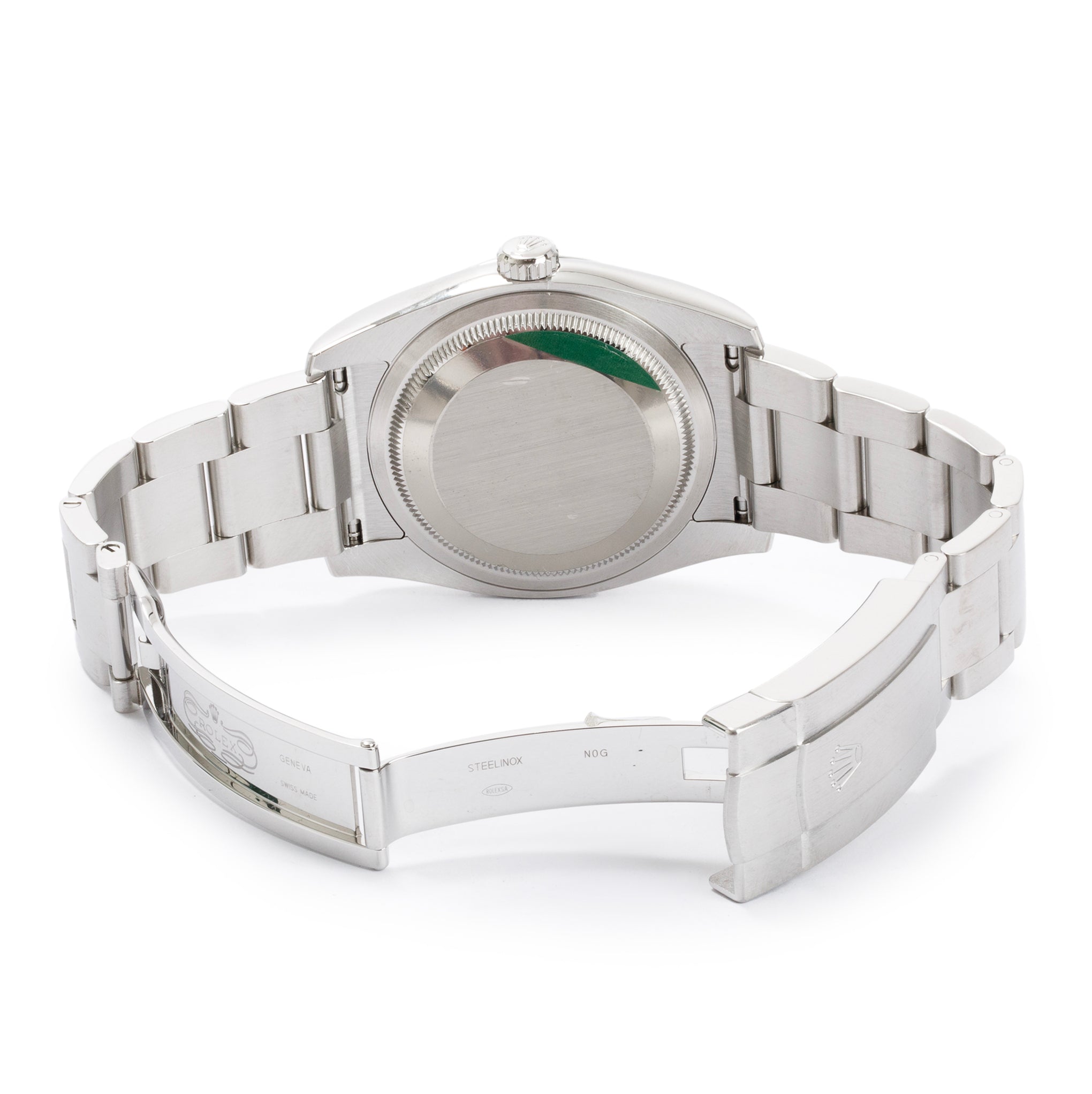 Rolex Stainless Steel Oyster Perpetual White Grape 36 MM Watch w/ Box & Papers