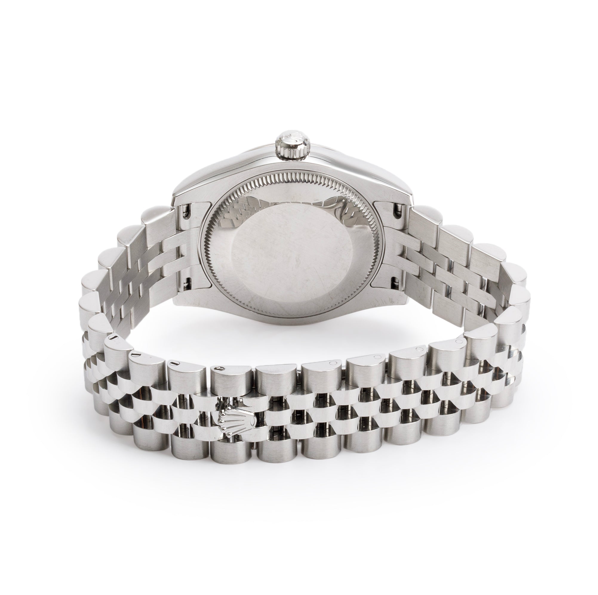 Rolex Stainless Steel Pink Diamond Dial Datejust 31 MM Watch 178274 w/ Box & Papers