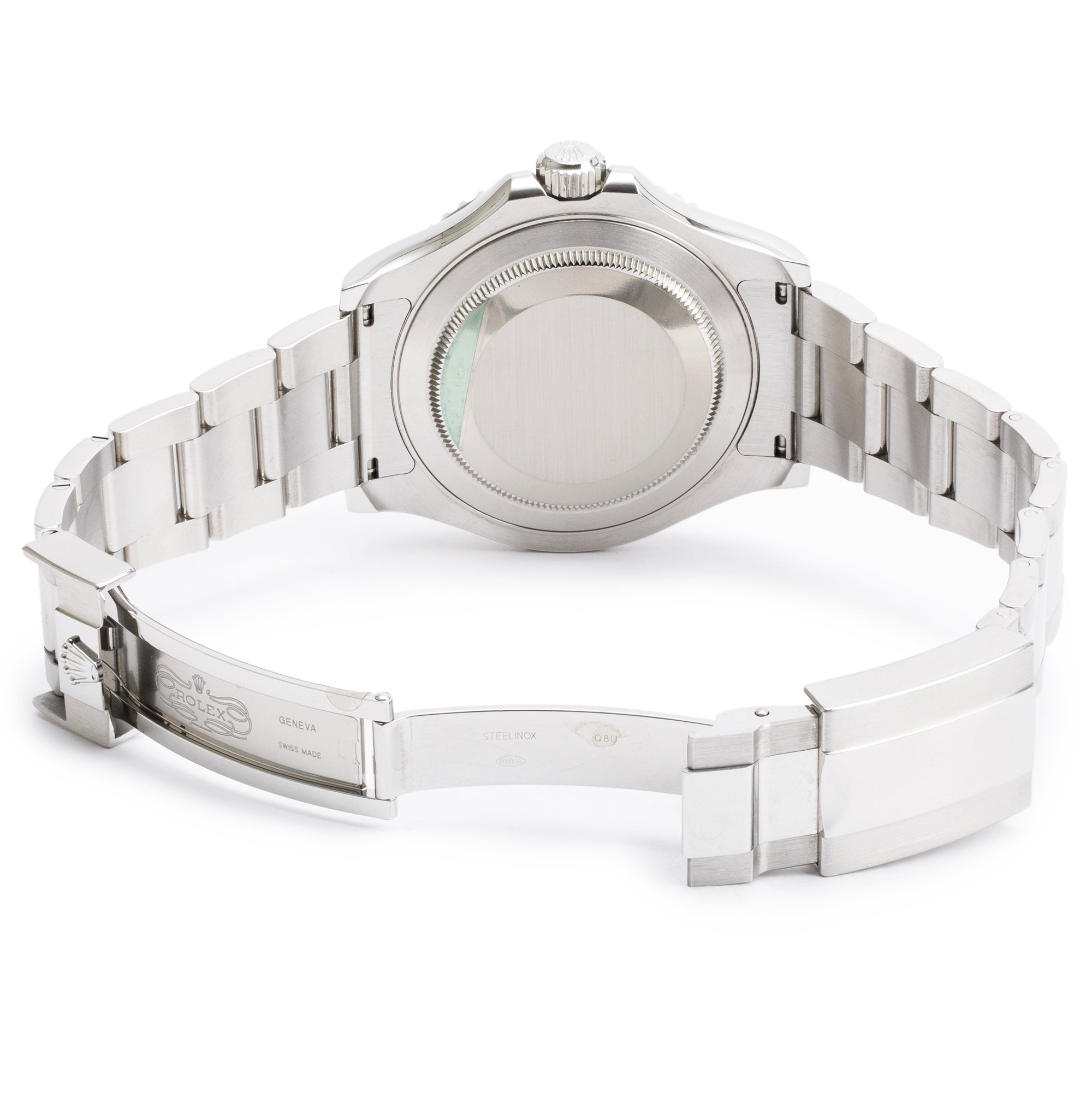 Rolex Stainless Steel & Platinum Yacht-Master Date 40 MM Automatic Watch 116622 w/ Box & Papers