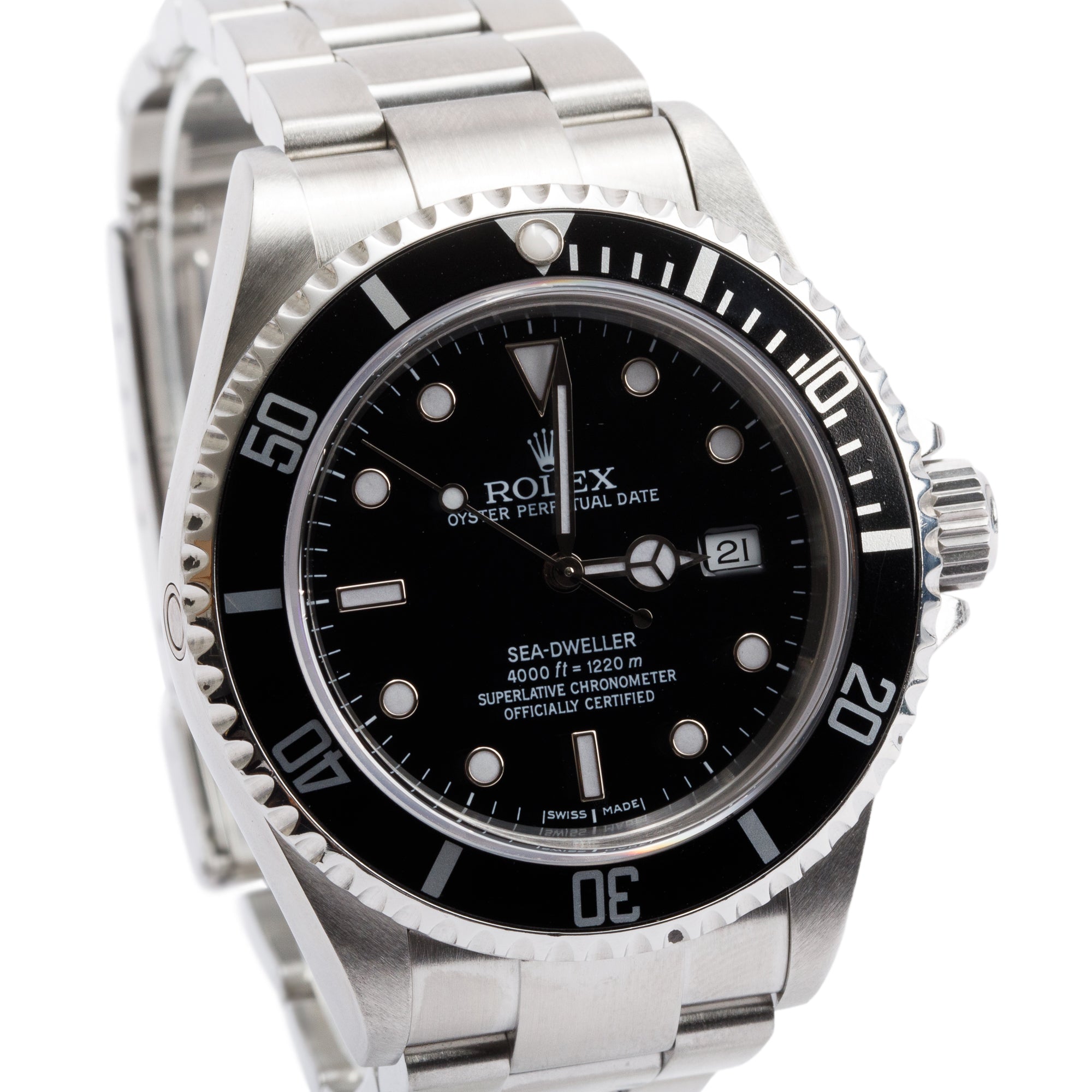 Rolex Stainless Steel Sea-Dweller 40 MM Automatic Watch 16600T