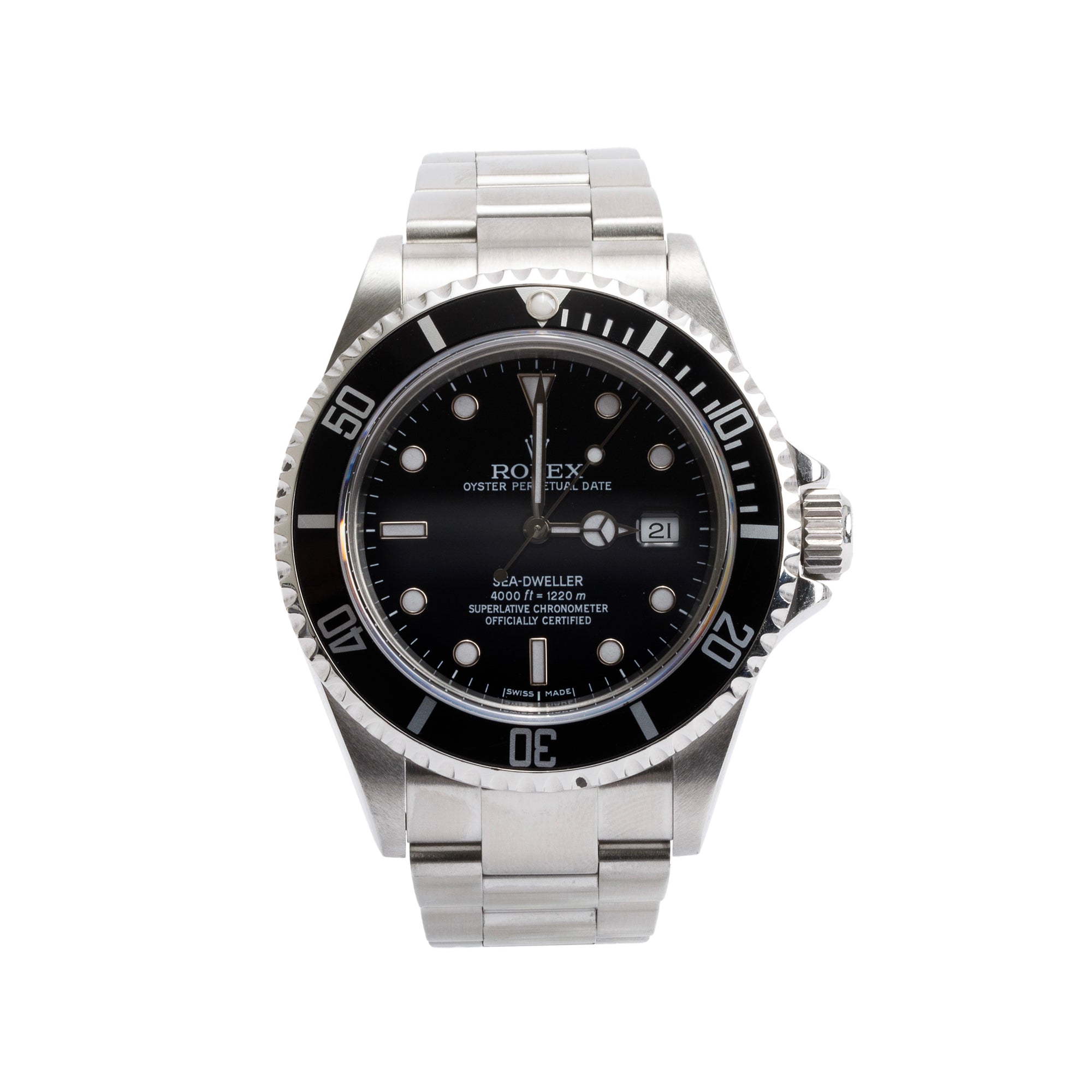 Rolex Stainless Steel Sea-Dweller 40 MM Automatic Watch 16600T
