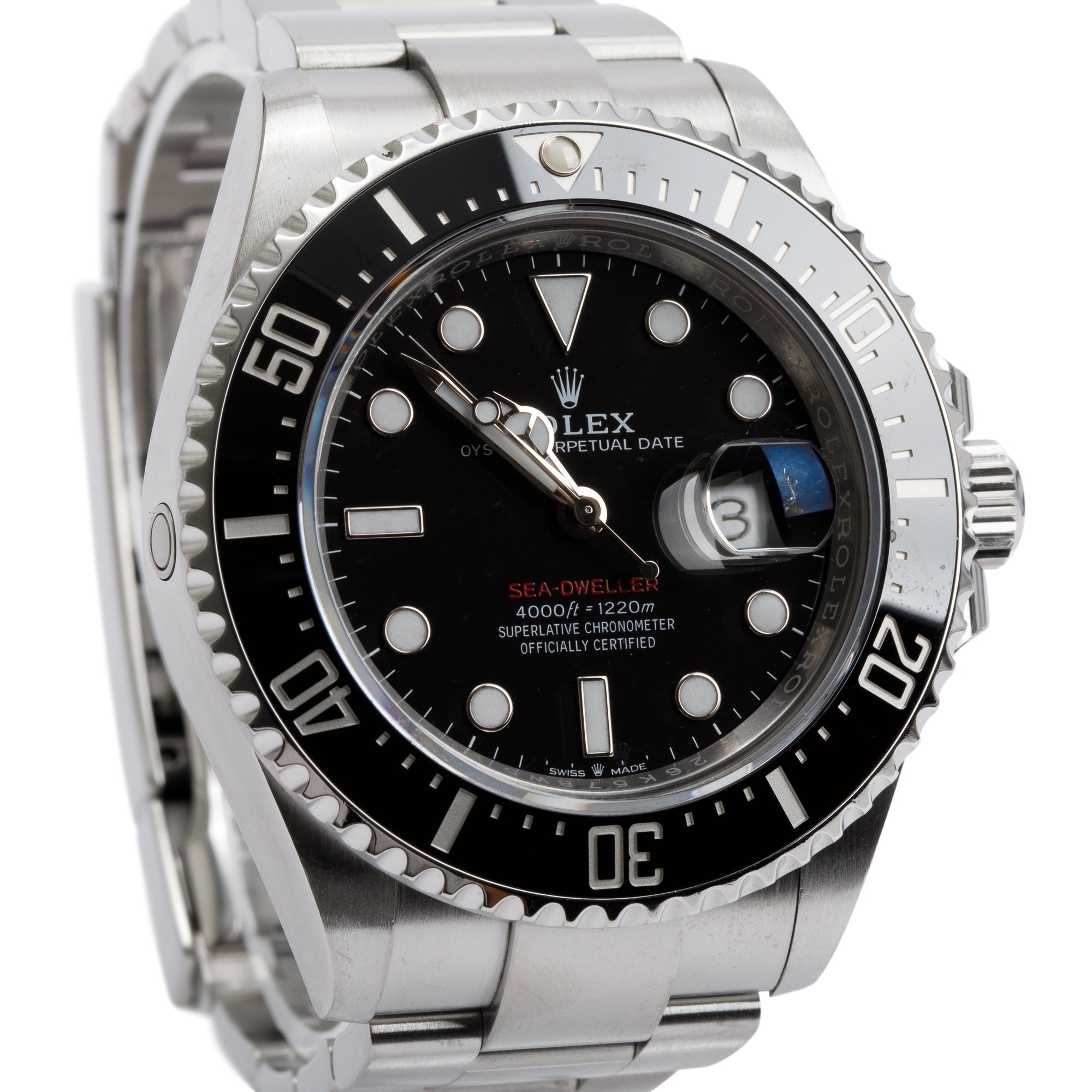 Rolex Stainless Steel Sea-Dweller 43 MM Automatic Watch 126600