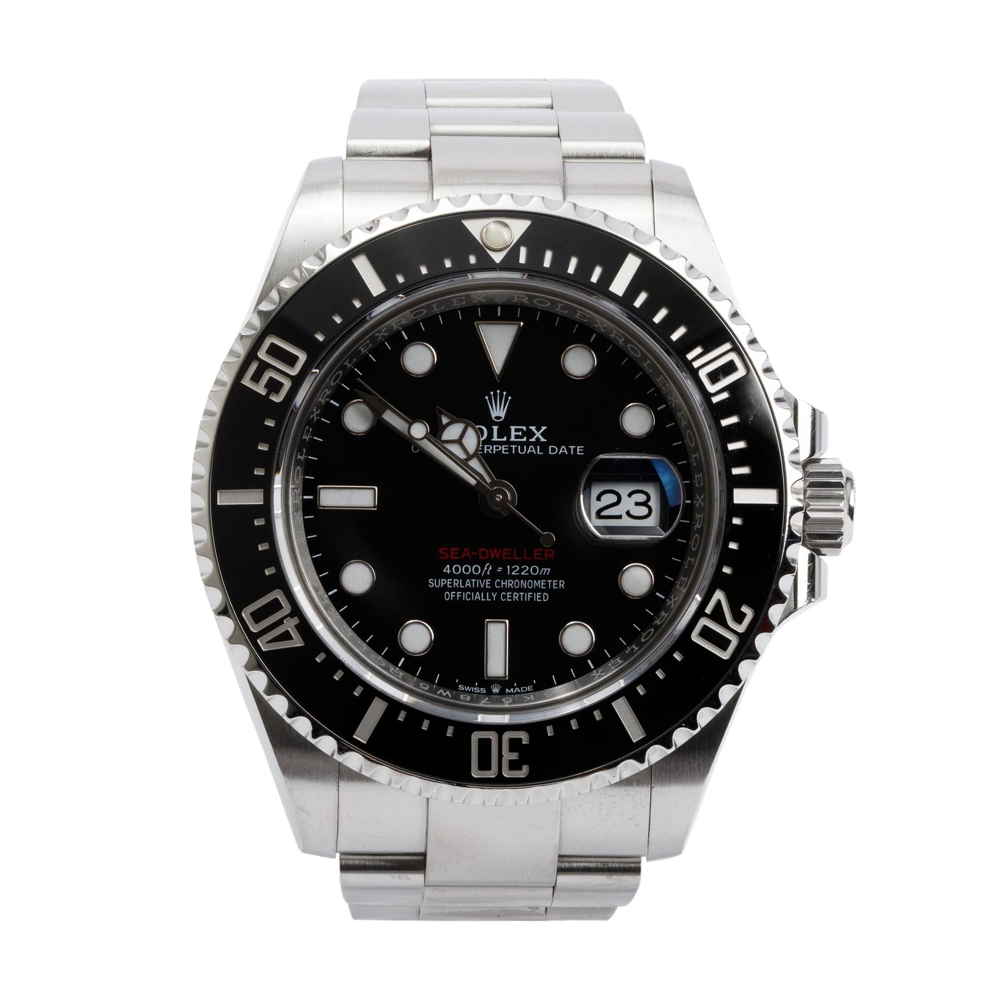 Rolex Stainless Steel Sea-Dweller 43 MM Automatic Watch 126600