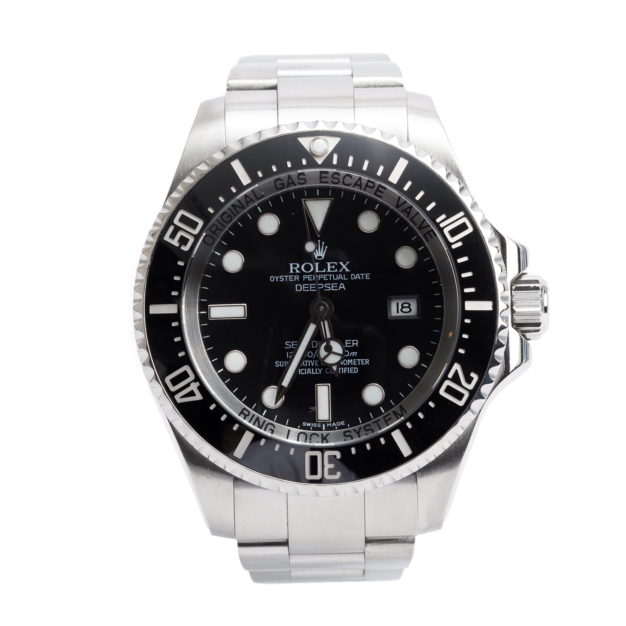 Rolex Stainless Steel Sea-Dweller Deepsea 44 MM Automatic Watch 116660 w/ Box & Papers