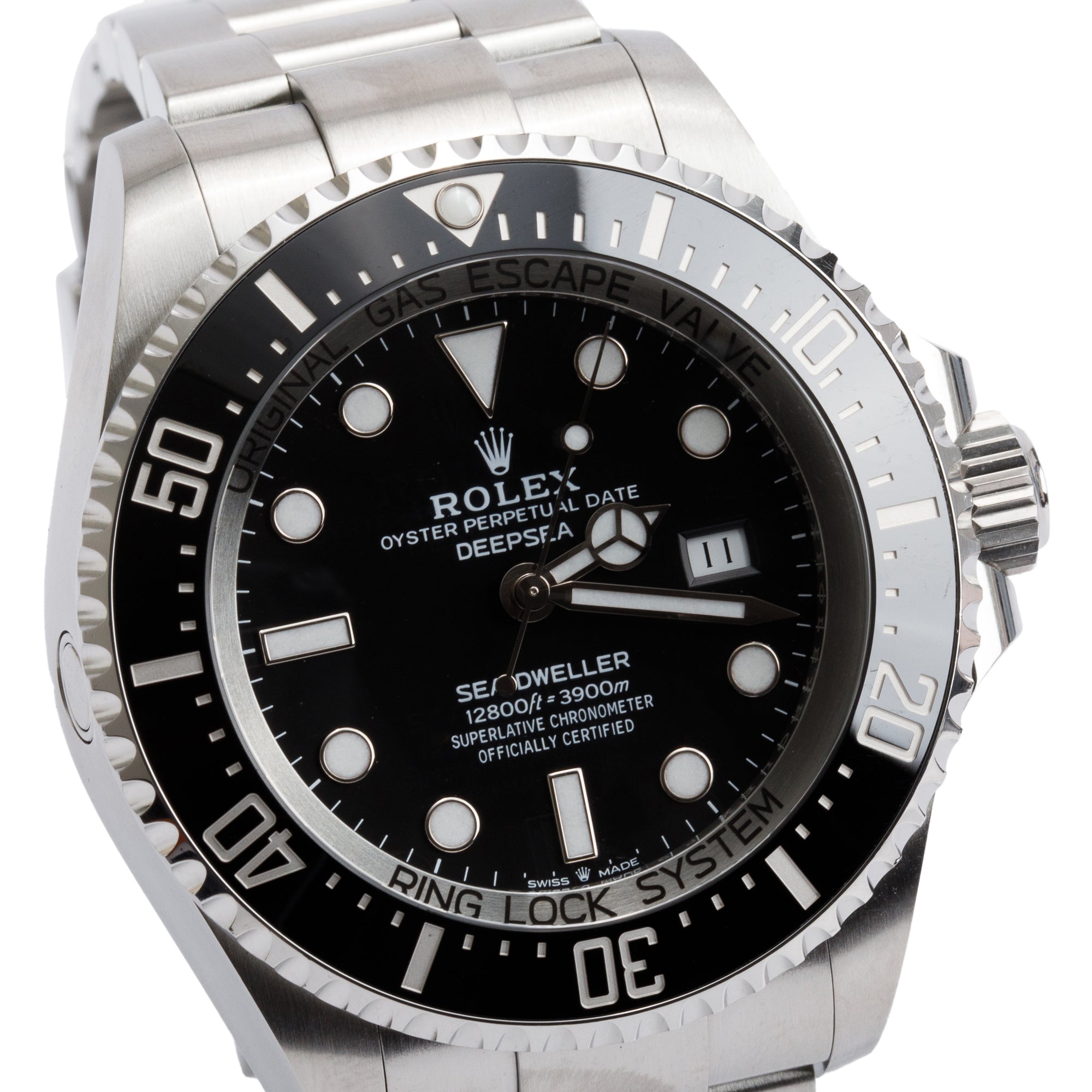 Rolex Stainless Steel Sea-Dweller Deepsea 44 MM Automatic Watch 126660 w/ Box & Papers