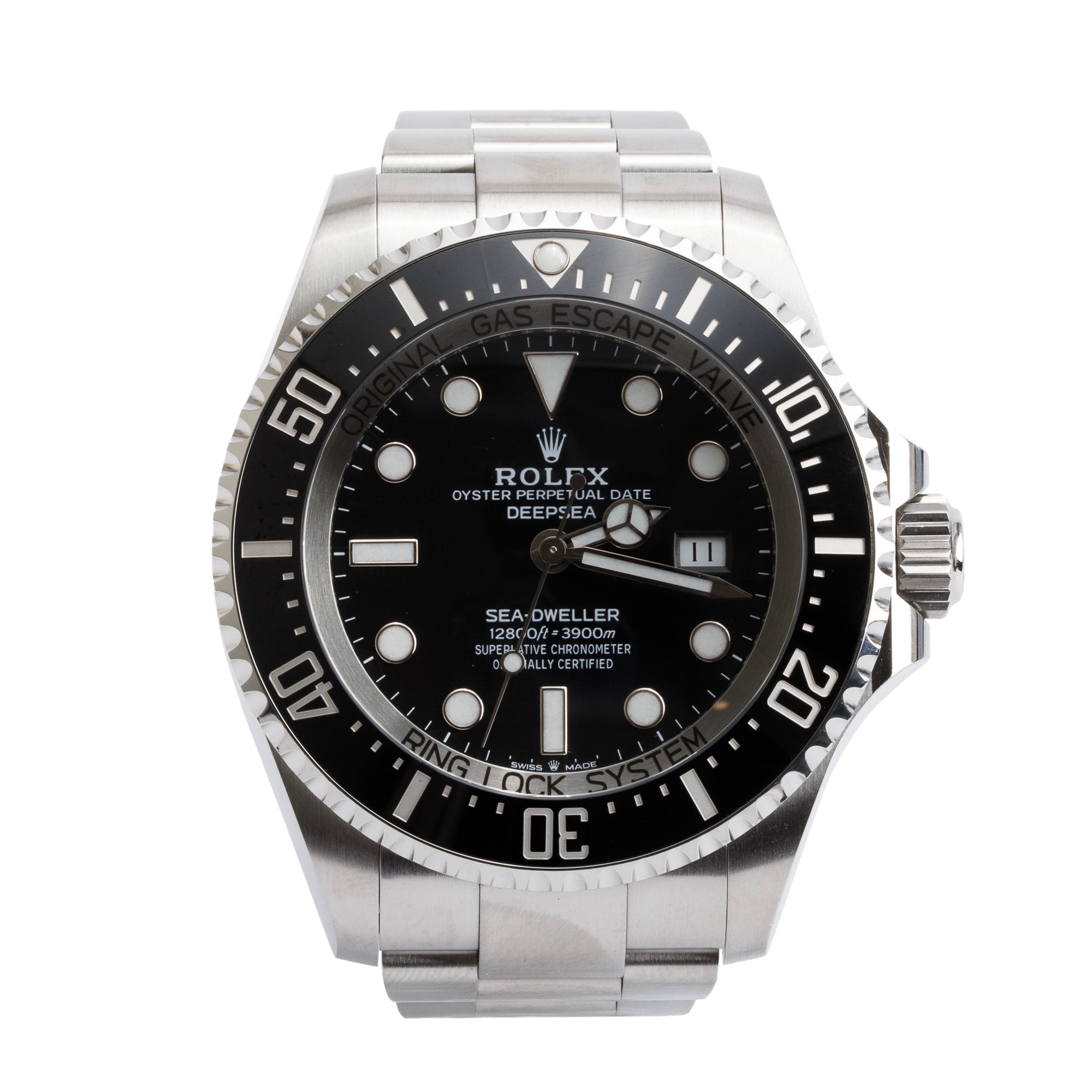 Rolex Stainless Steel Sea-Dweller Deepsea 44 MM Automatic Watch 126660 w/ Box & Papers