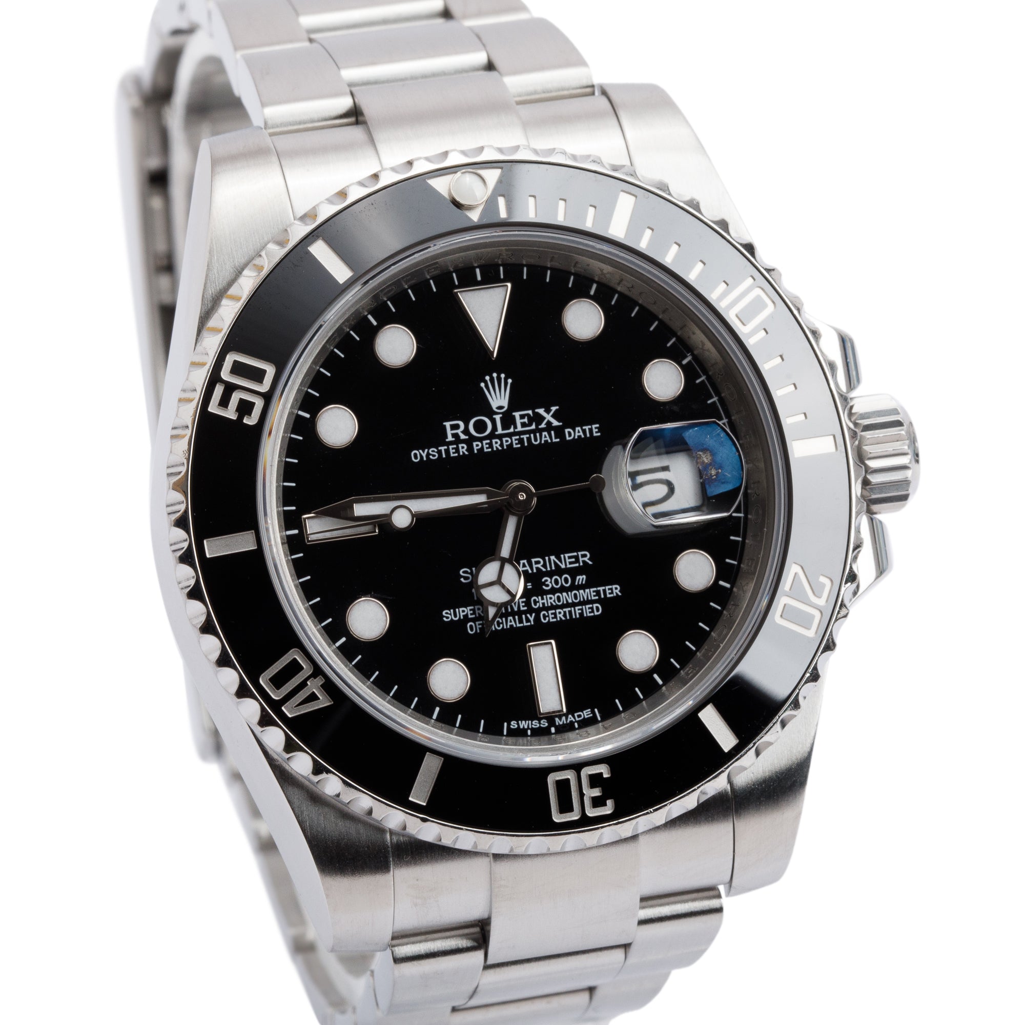 Rolex Stainless Steel Submariner Date 40 MM Automatic Watch 116610LN w/ Box & Papers