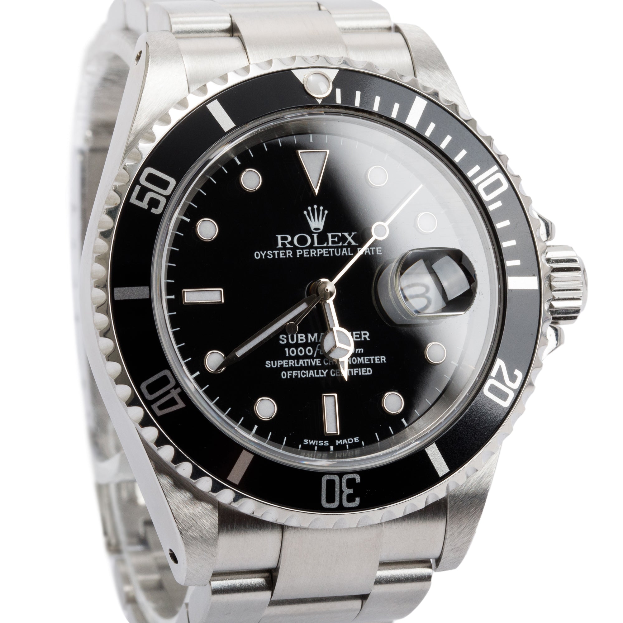 Rolex Stainless Steel Submariner Date 40 MM Automatic Watch