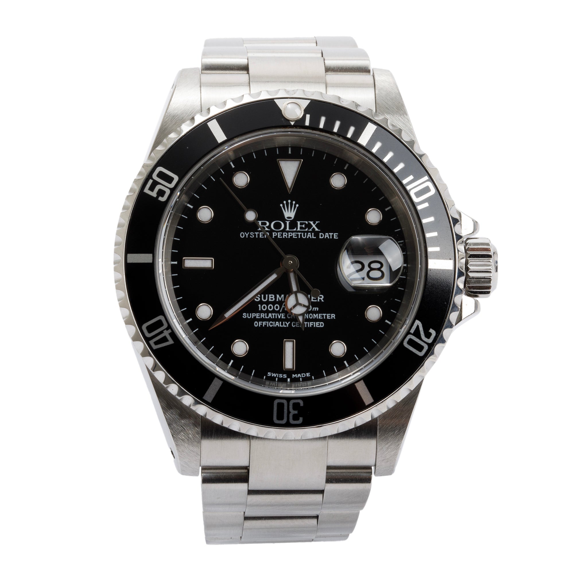 Rolex Stainless Steel Submariner Date 40 MM Automatic Watch