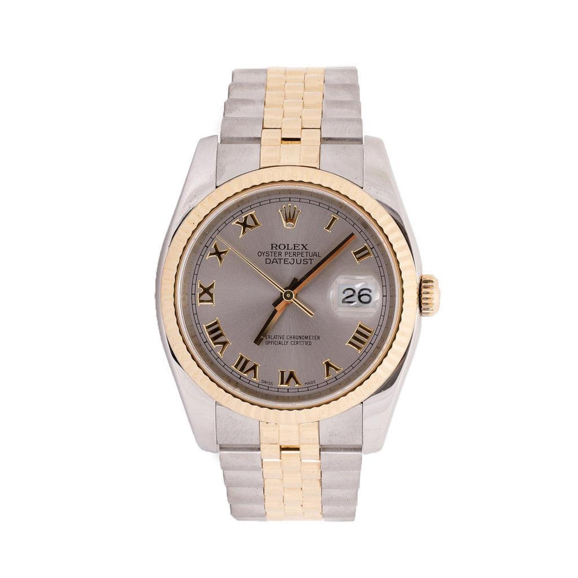 Rolex Two-Tone Datejust 36 mm Watch