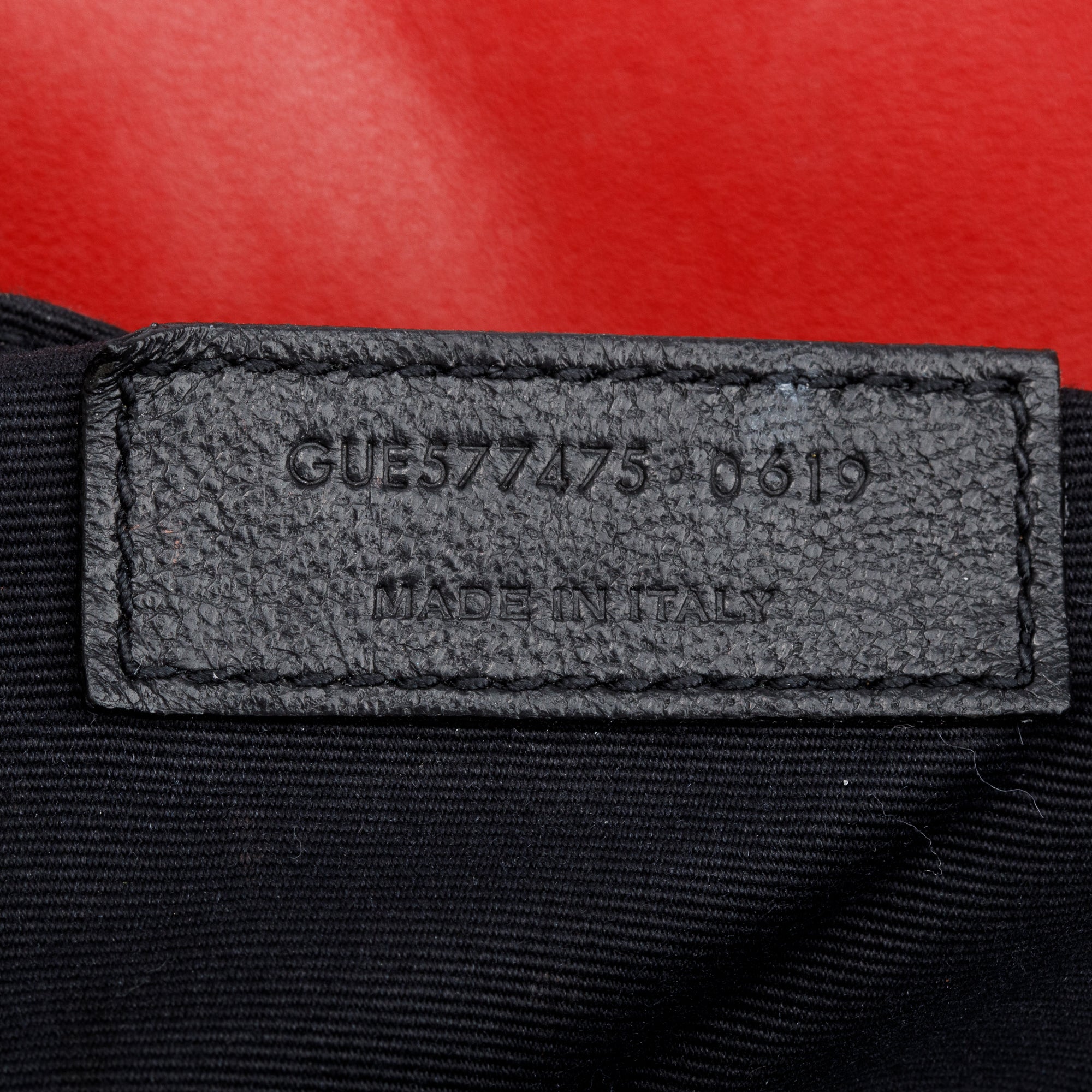 Saint Laurent 2019 Red Nappa Leather Medium Puffer Loulou Shoulder Bag