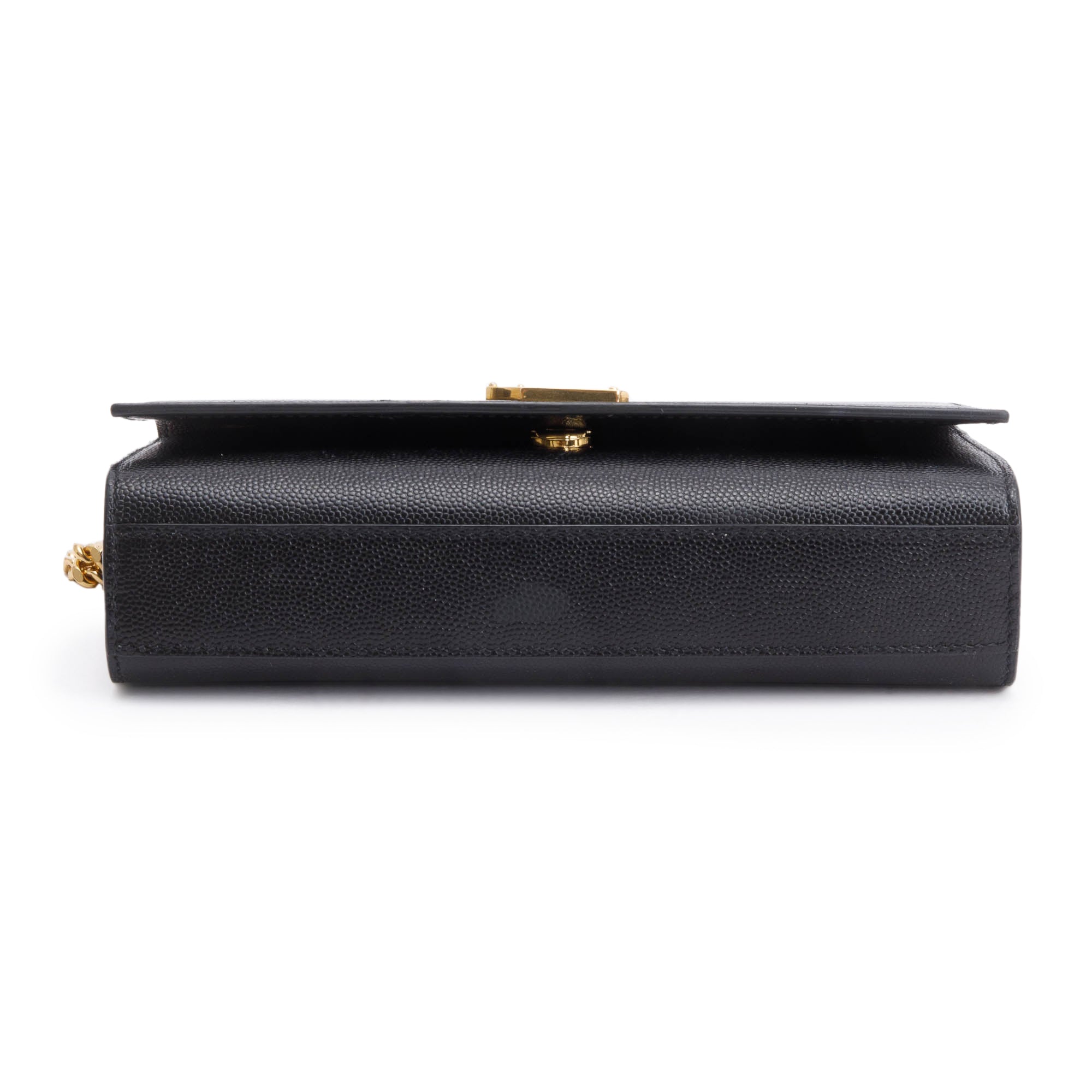 Saint Laurent 2020 Black Grain De Poudre Leather Small Kate Bag w/ Box