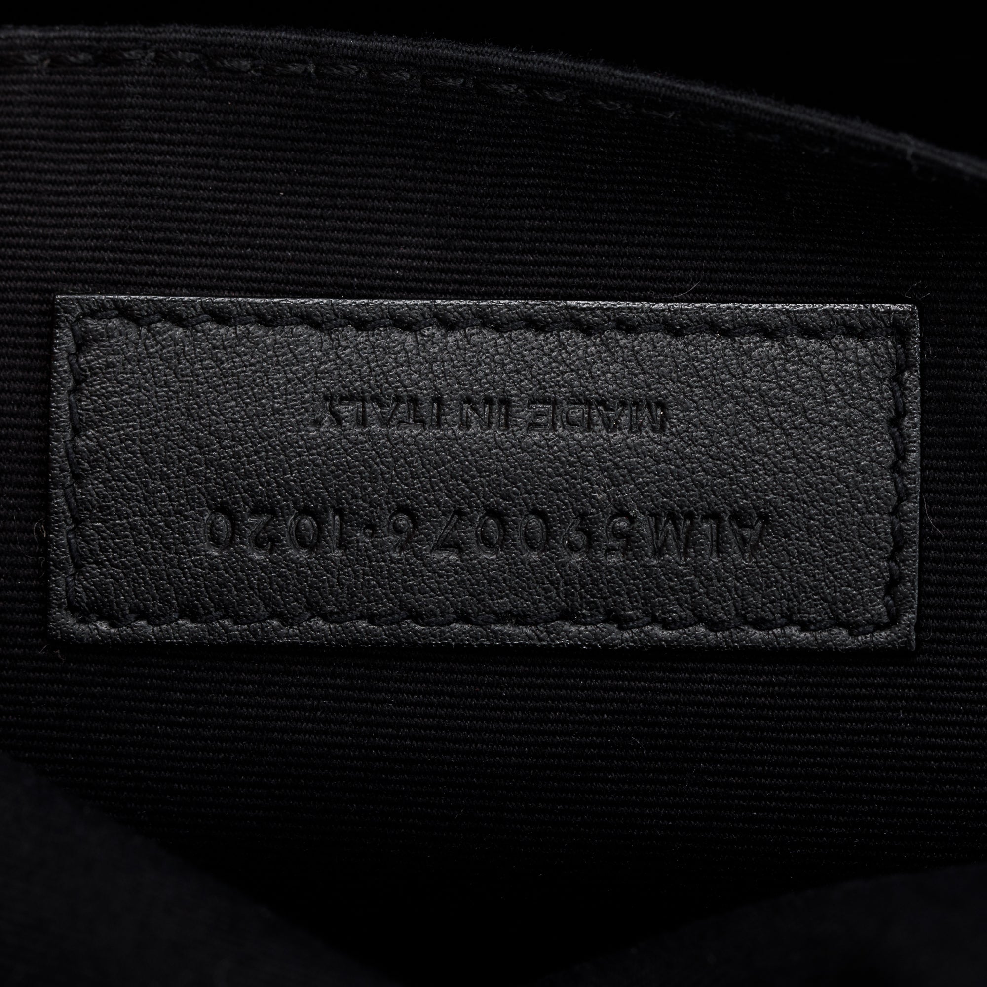 Saint Laurent 2020 Black Lambskin Cassandre Classic Crossbody Belt Bag