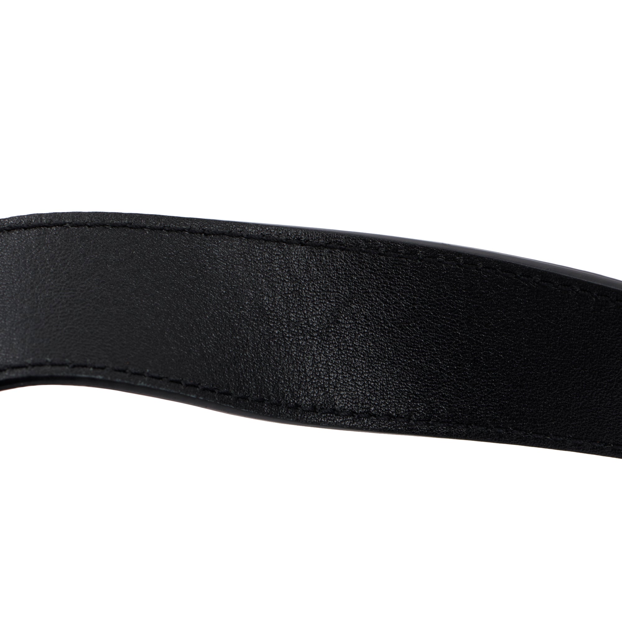 Saint Laurent 2020 Black Lambskin Cassandre Classic Crossbody Belt Bag