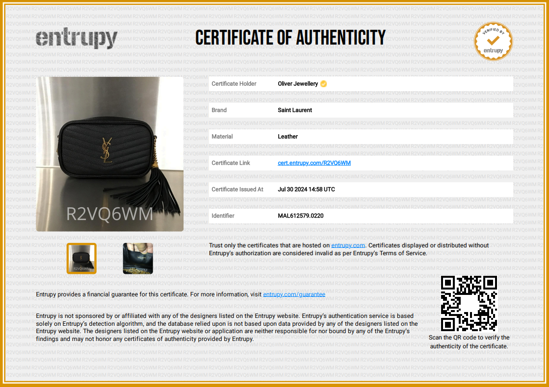 Saint Laurent 2020 Black Quilted Leather Mini Lou Camera Bag w/ Box