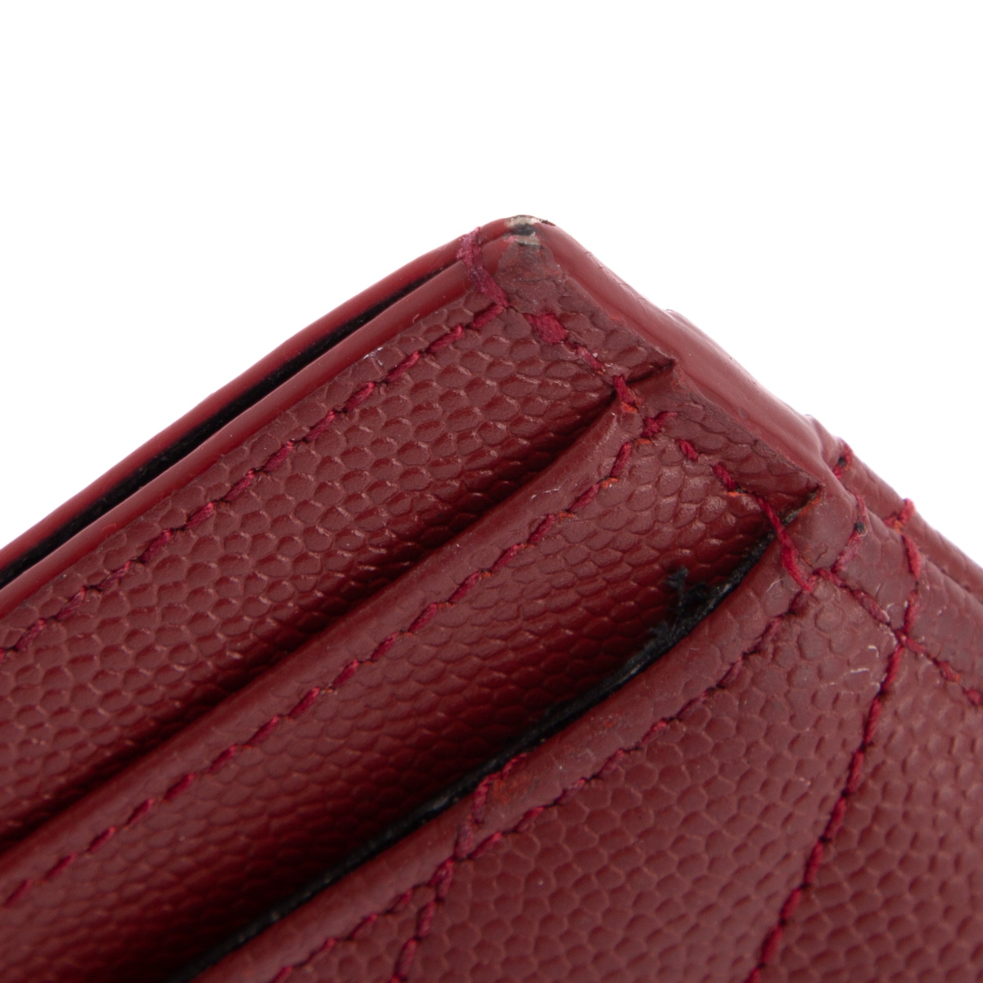 Saint Laurent 2020 Cassandre Matelasse Card Case w/ Box