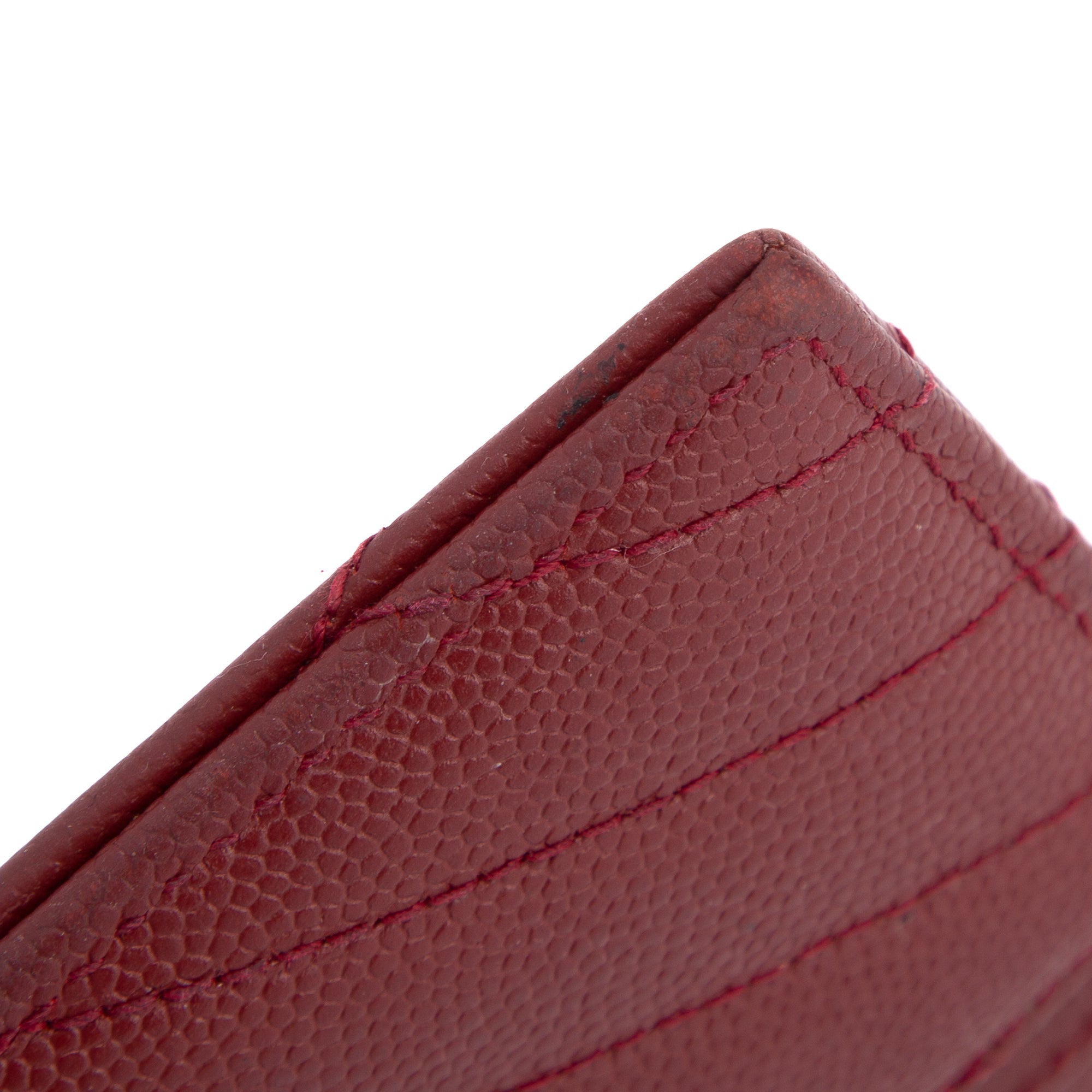 Saint Laurent 2020 Cassandre Matelasse Card Case w/ Box