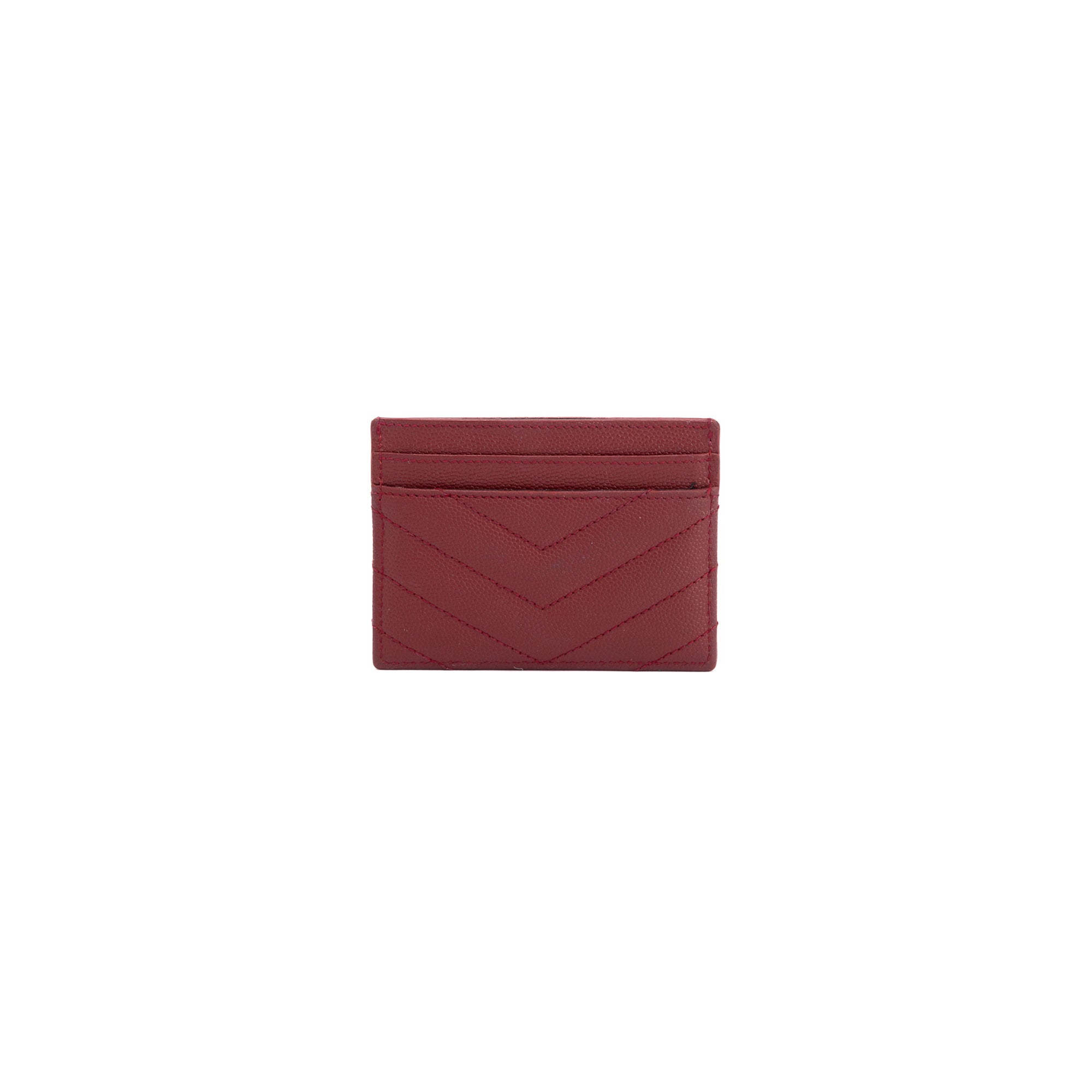 Saint Laurent 2020 Cassandre Matelasse Card Case w/ Box