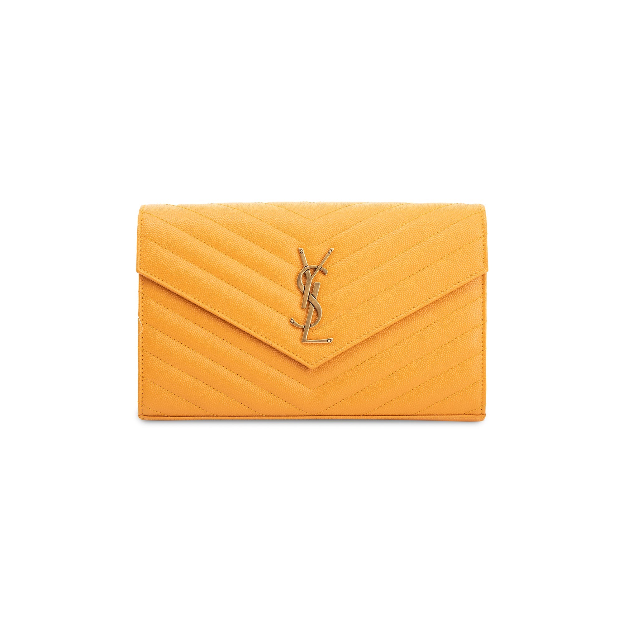 Saint Laurent 2020 Cassandre Matelasse Chain Wallet