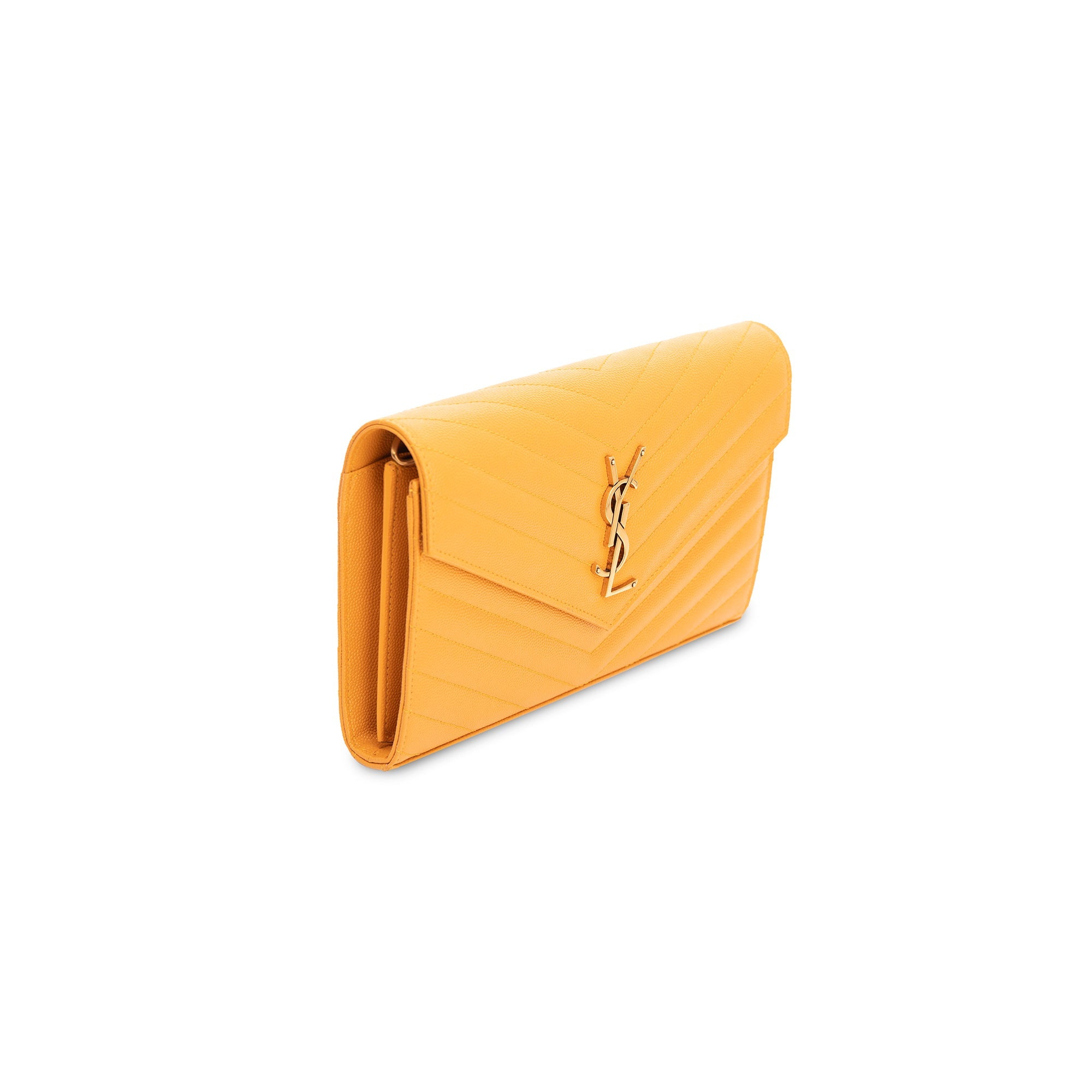 Saint Laurent 2020 Cassandre Matelasse Chain Wallet