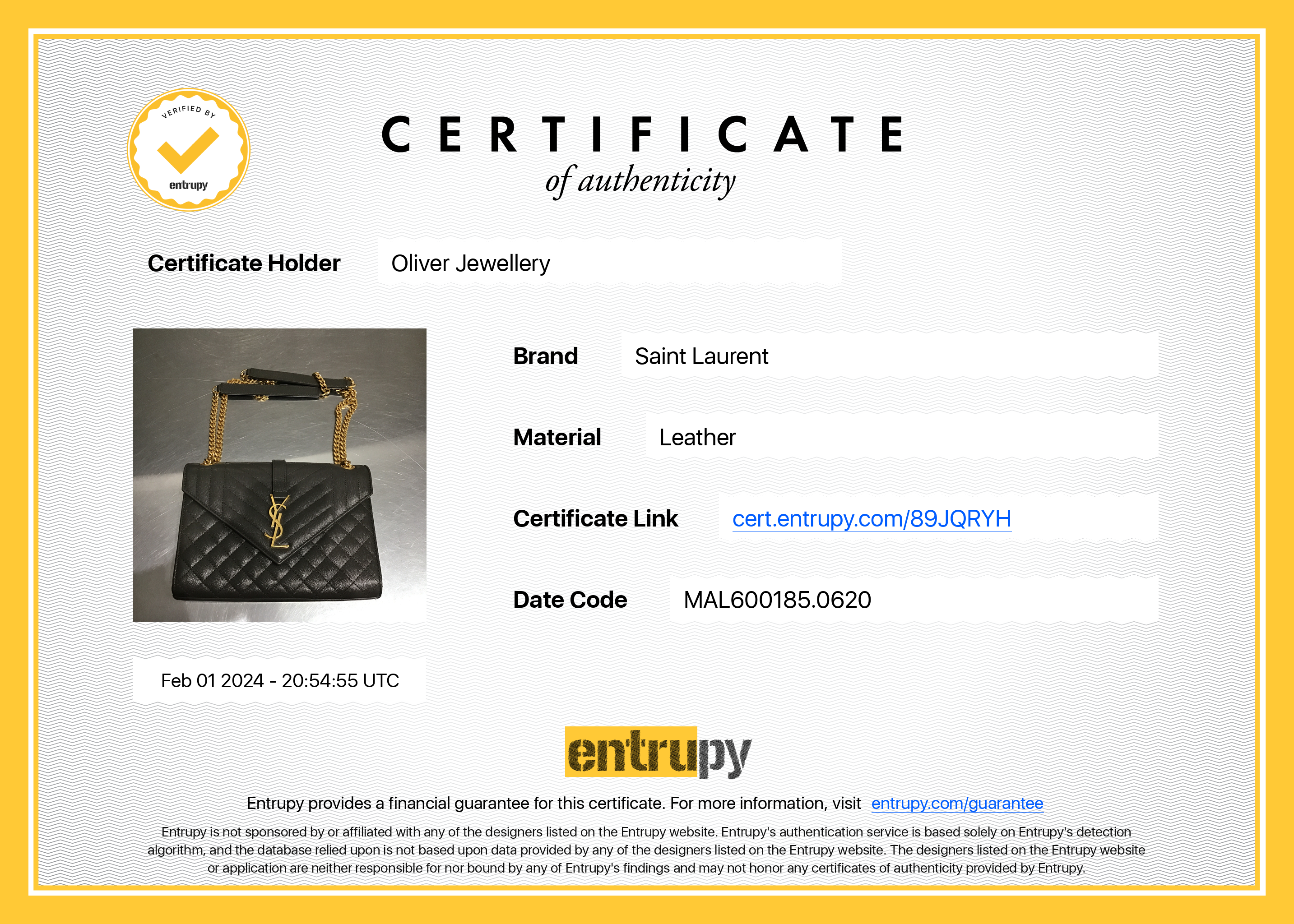 Saint Laurent 2020 Grey Grained De Poudre Medium Envelope Shoulder Bag