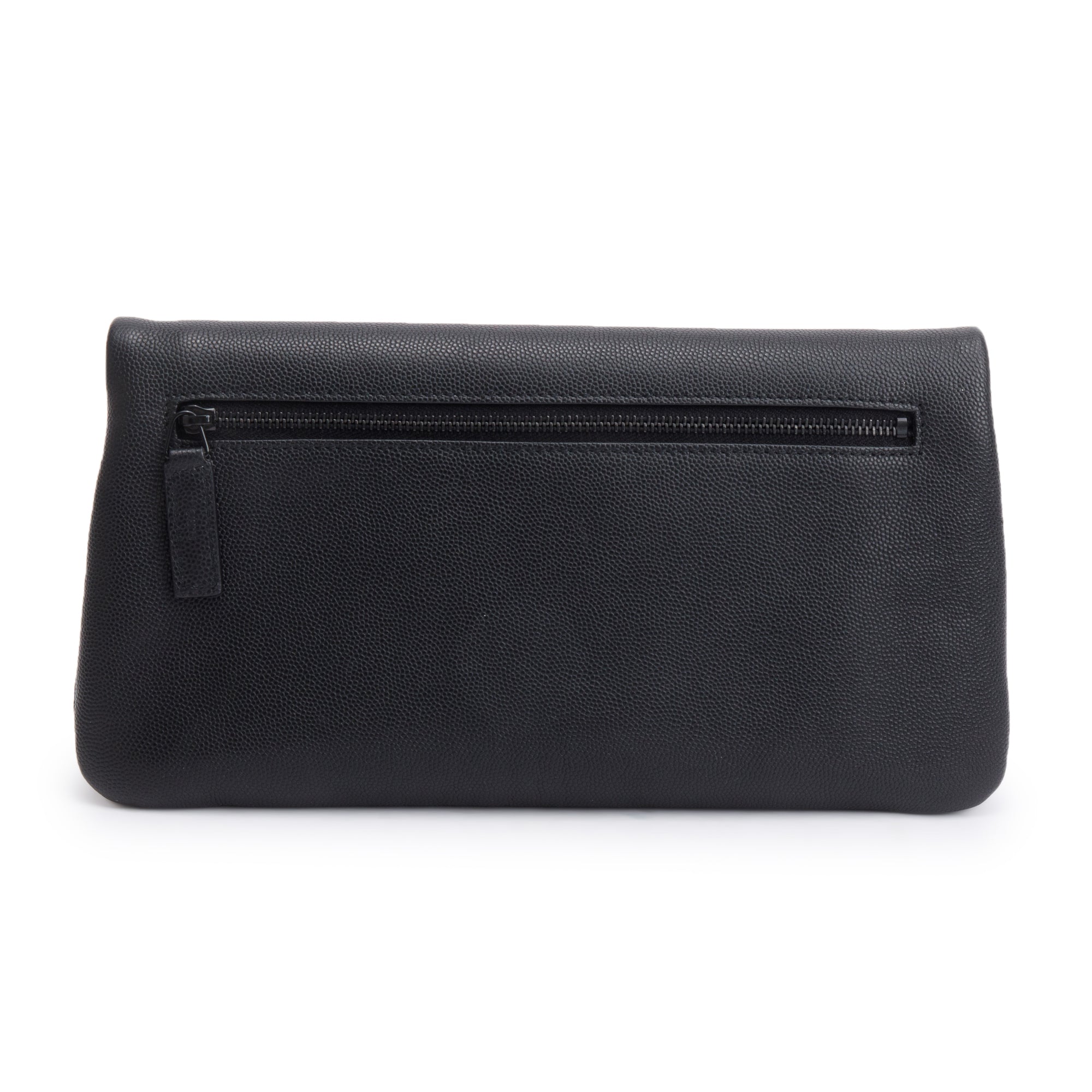 Saint Laurent 2020 West Hollywood Fold Over Clutch w/ Receipt