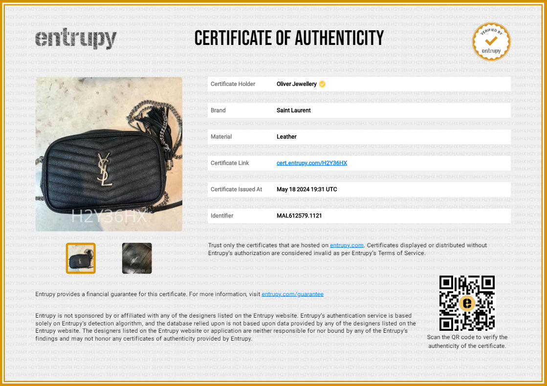 Saint Laurent 2021 Black Quilted Leather Mini Lou Camera Bag