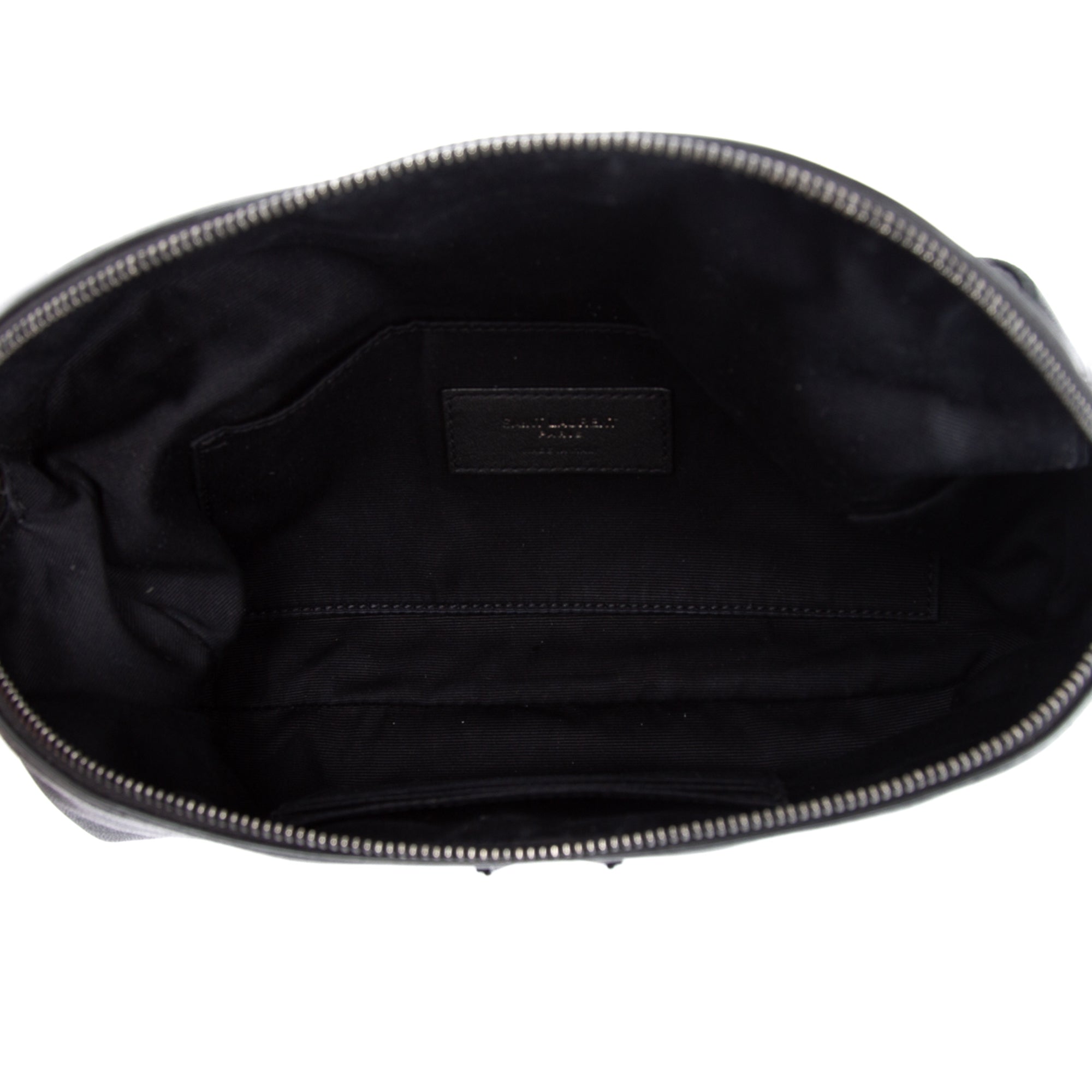 Saint Laurent 2021 Black Soft Lambskin Cassandre Classic Crossbody Bag w/ Box & Receipt