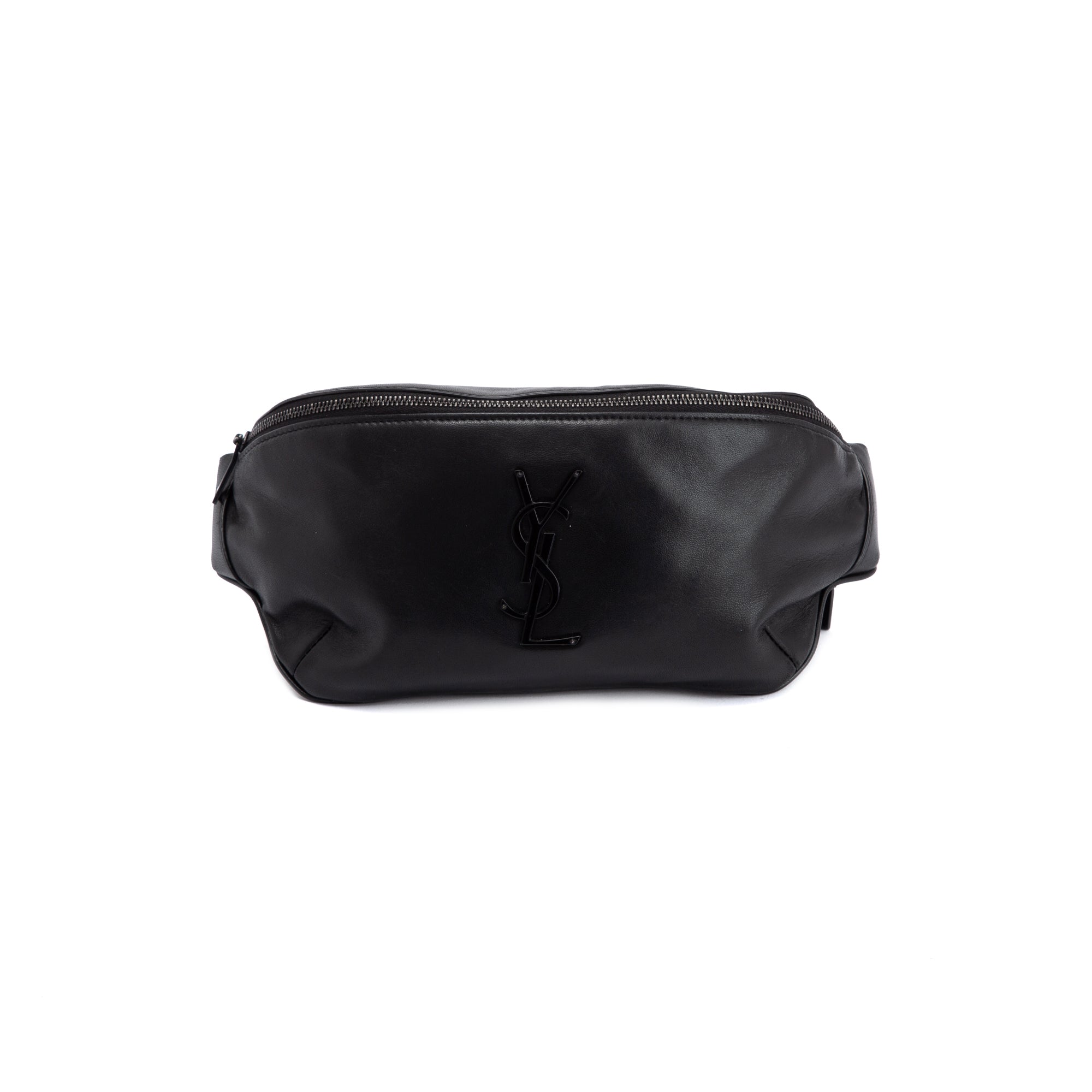 Saint Laurent 2021 Black Soft Lambskin Cassandre Classic Crossbody Bag w/ Box & Receipt