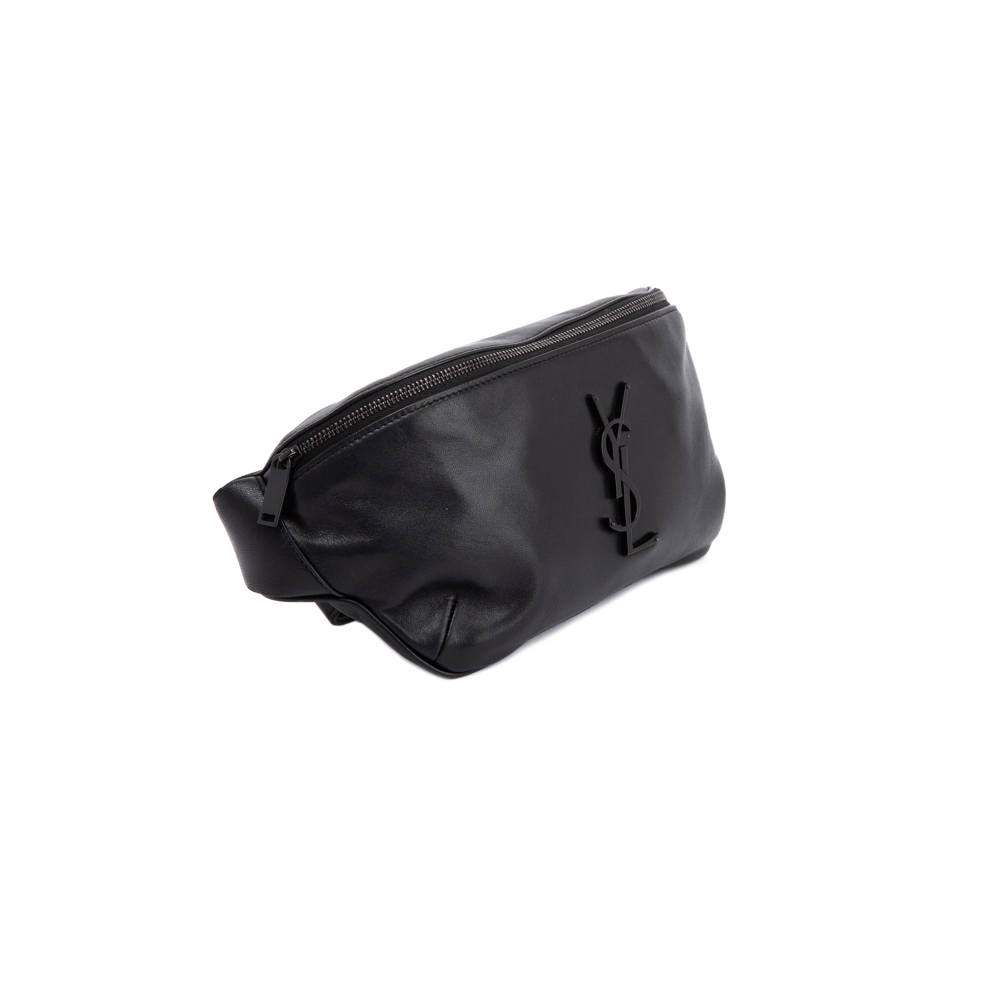 Saint Laurent 2021 Black Soft Lambskin Cassandre Classic Crossbody Bag w/ Box & Receipt