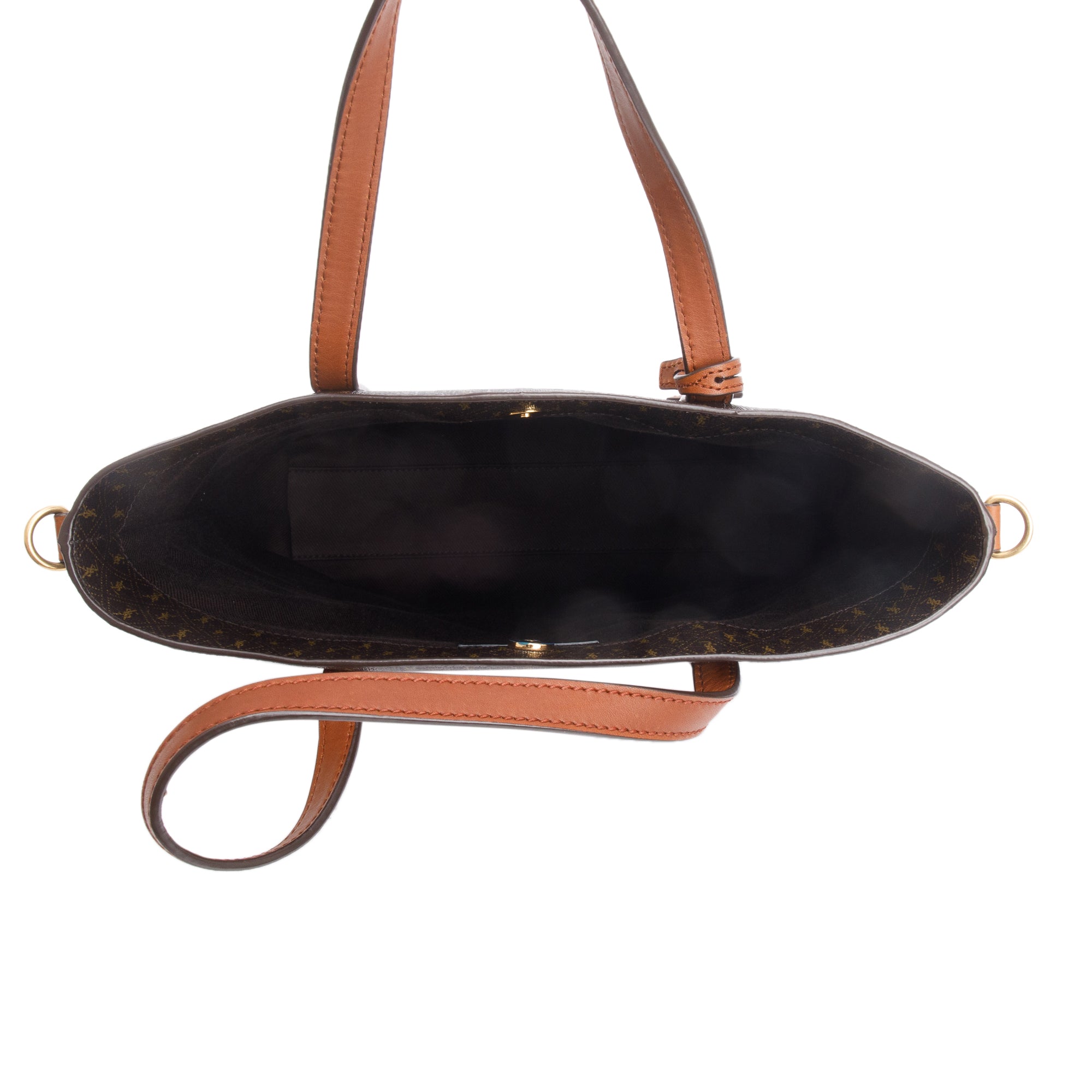 Saint Laurent 2021 Brown Le Monogram Toy Shopping Tote w/ Strap