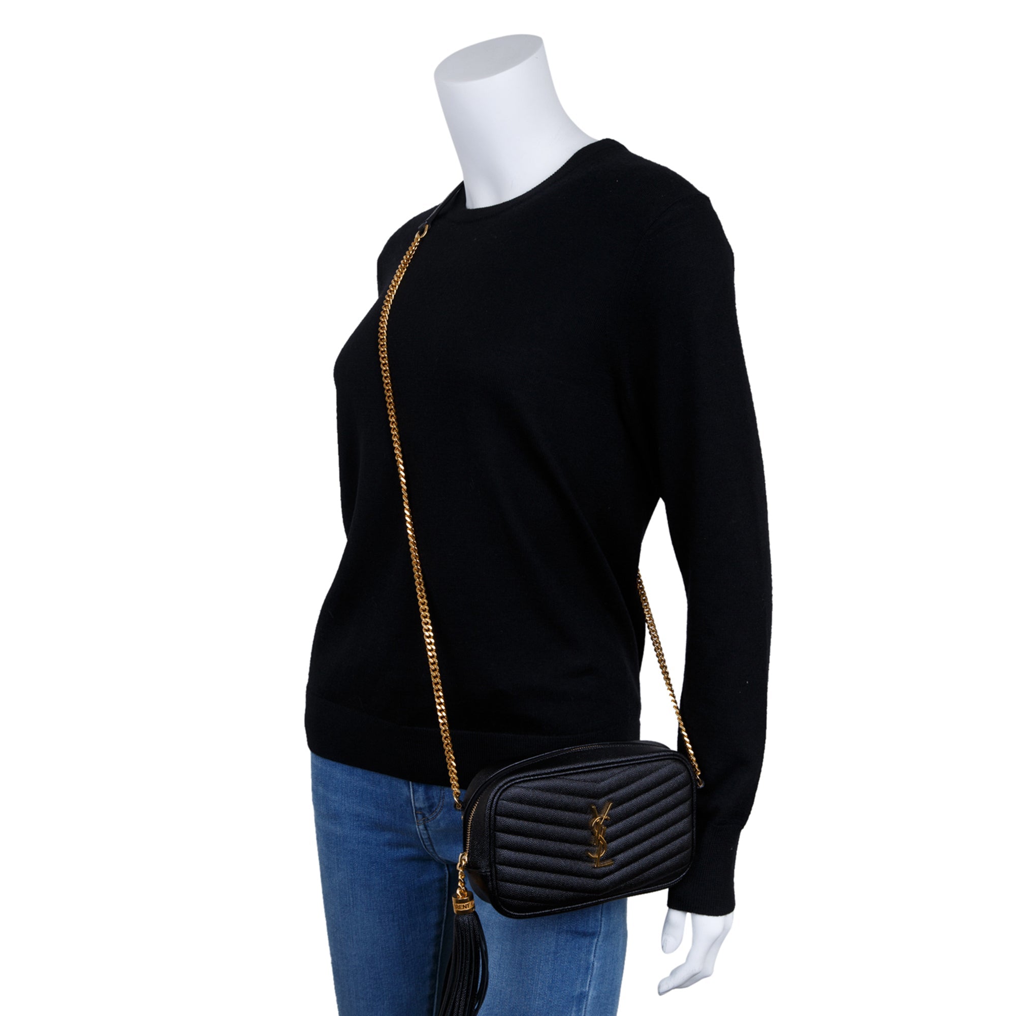 Saint Laurent 2021 Mini Lou Camera Bag w/ Box
